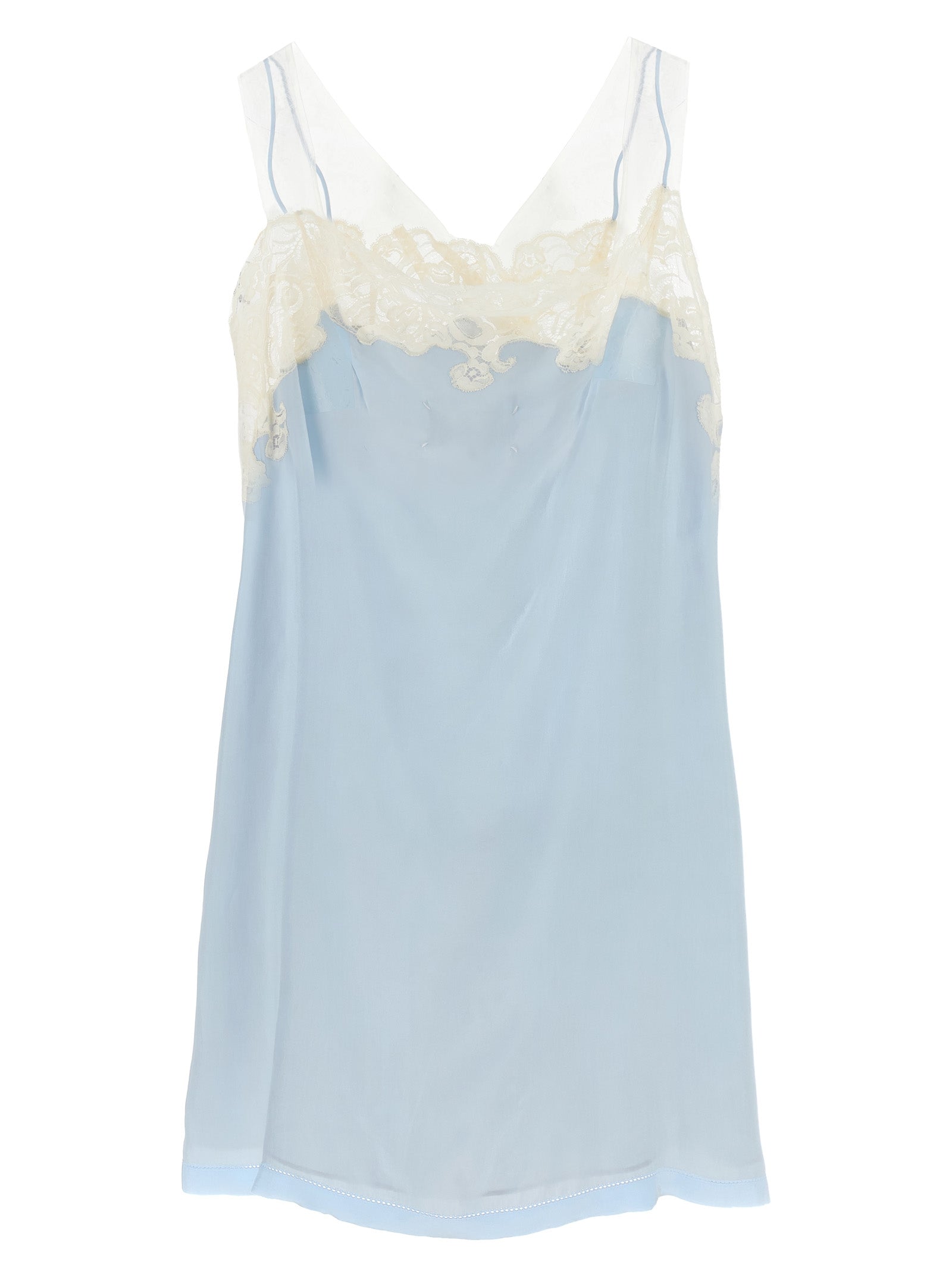 Maison Margiela Blue Copper Short Dress