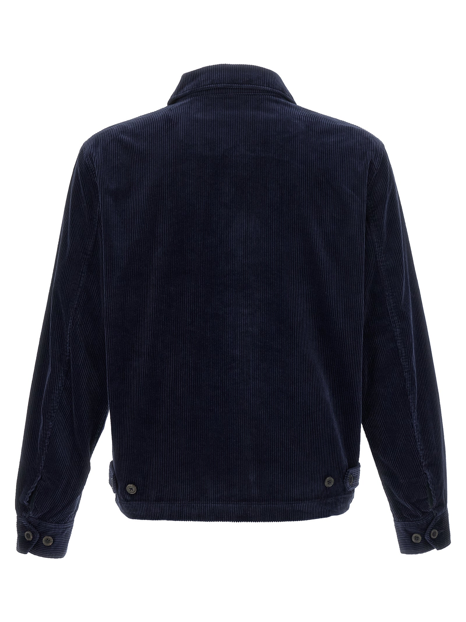 Polo Ralph Lauren Blue Cotton Full-Length Jacket