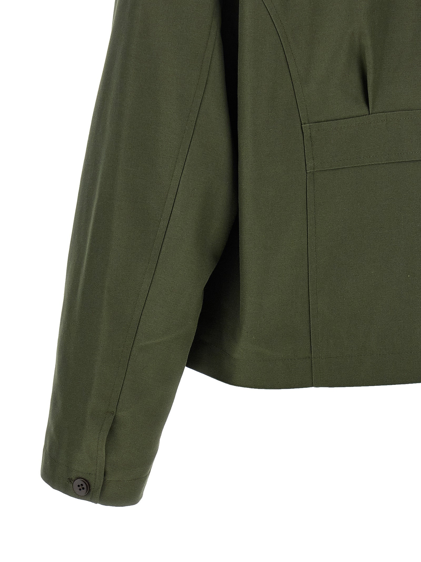 SECOND/LAYER Olive Utility Jacket