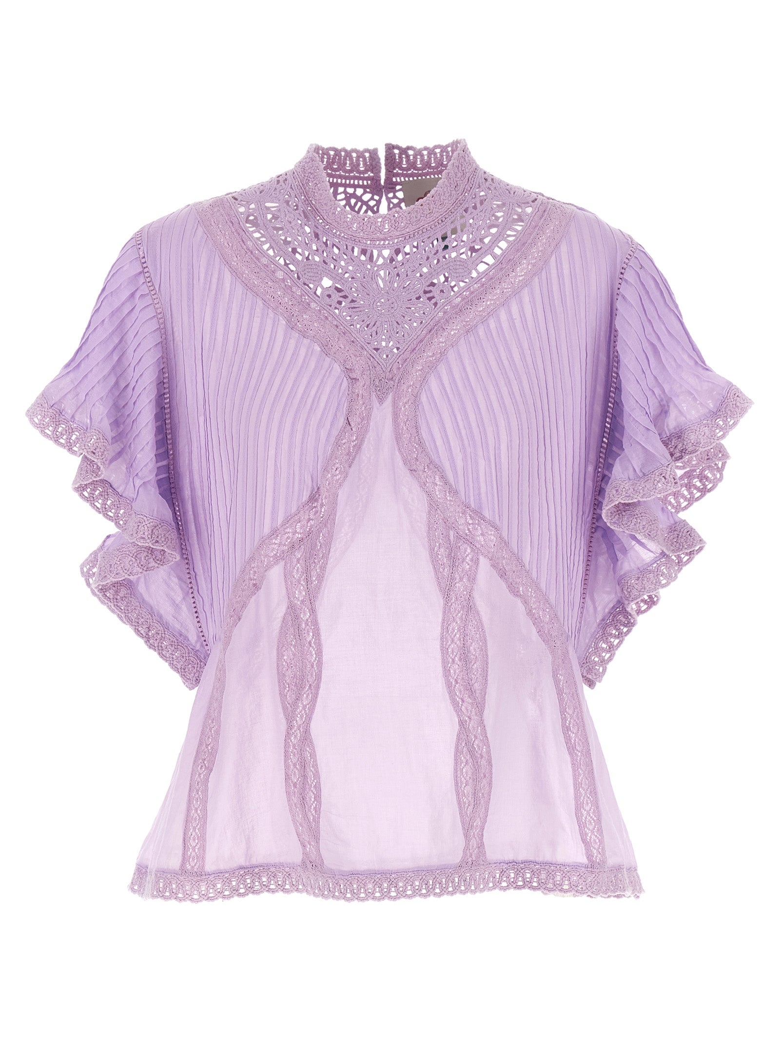 FARM RIO Purple Organic Cotton Blouse