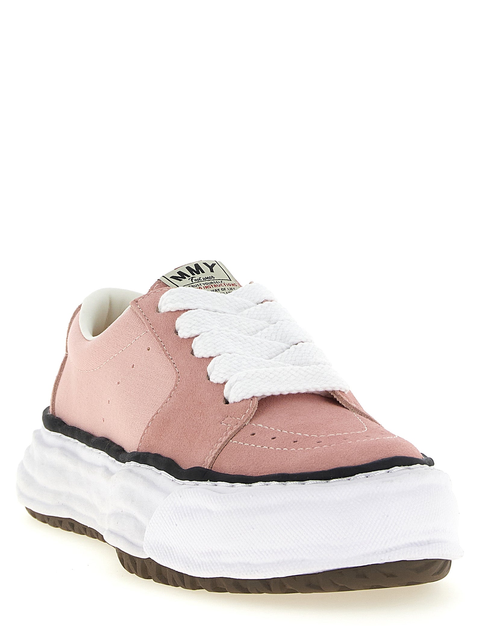 Maison Mihara Yasuhiro Multicolor Cowhide Platform Sneakers