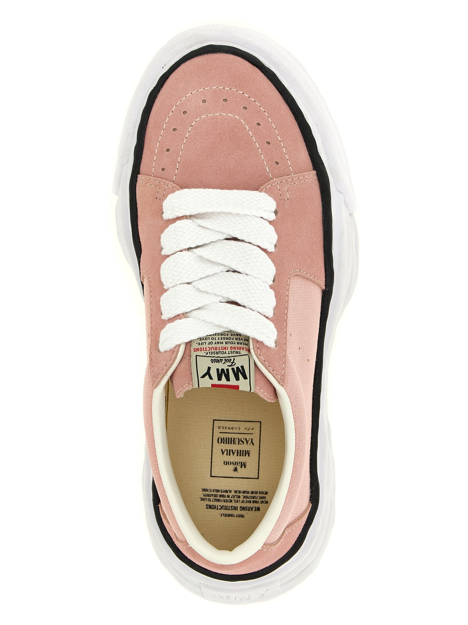 Maison Mihara Yasuhiro Multicolor Cowhide Platform Sneakers