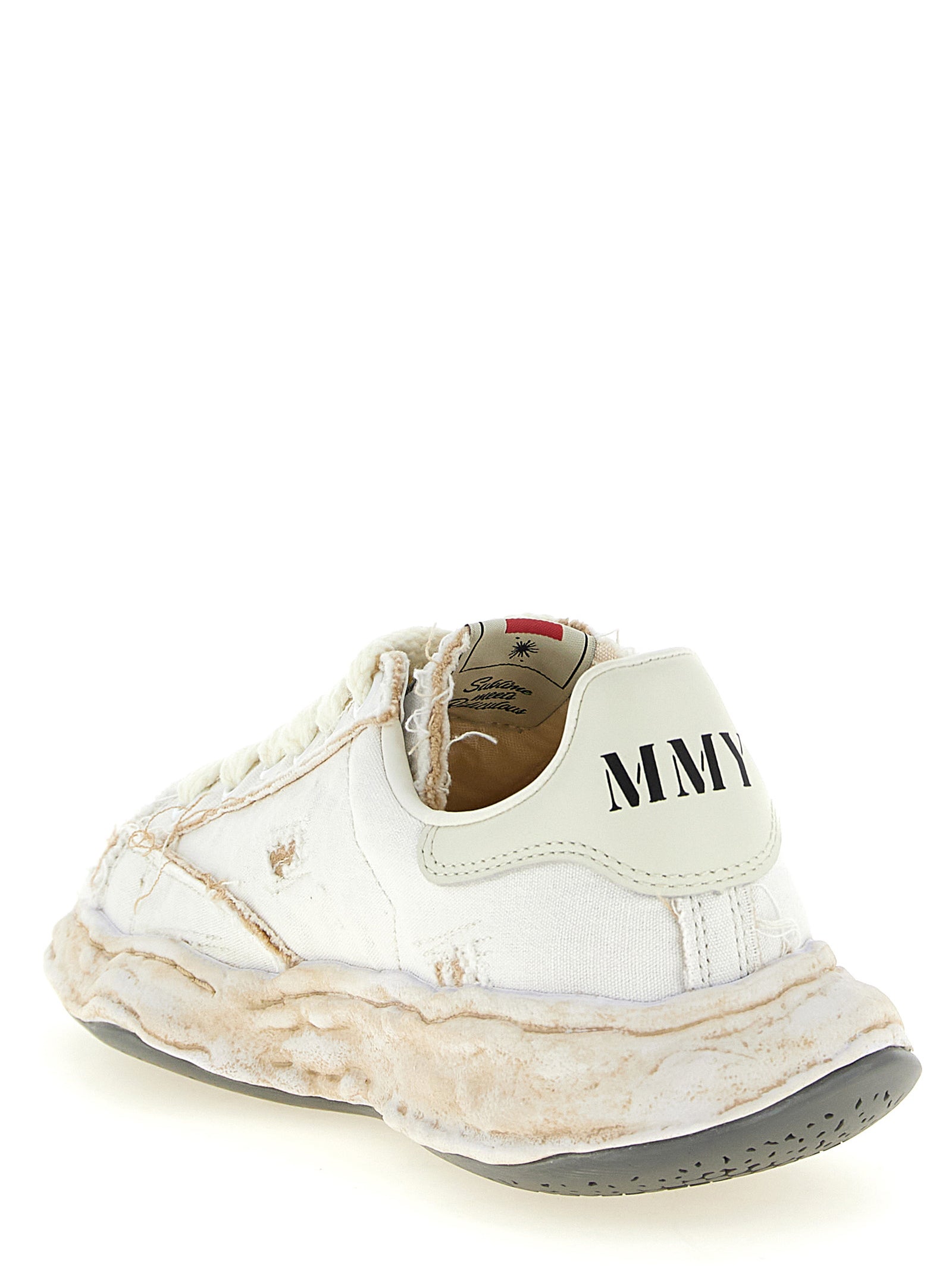 Maison Mihara Yasuhiro White Cotton Sneakers