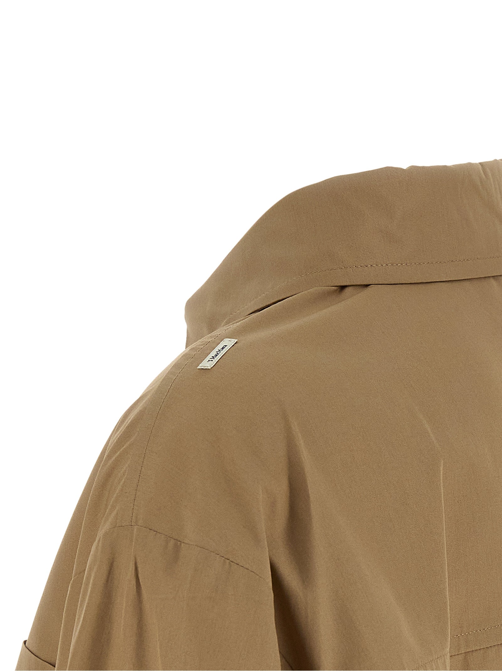 S Max Mara Beige Cotton Blouse