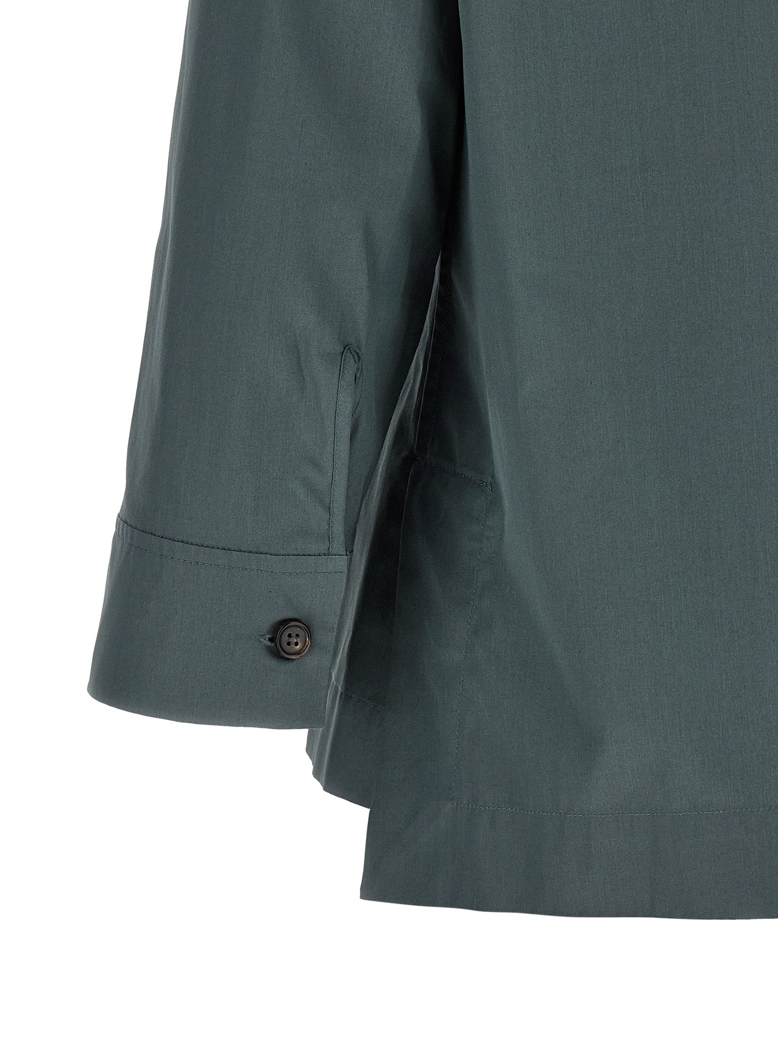 S Max Mara Gray Cotton Blouse