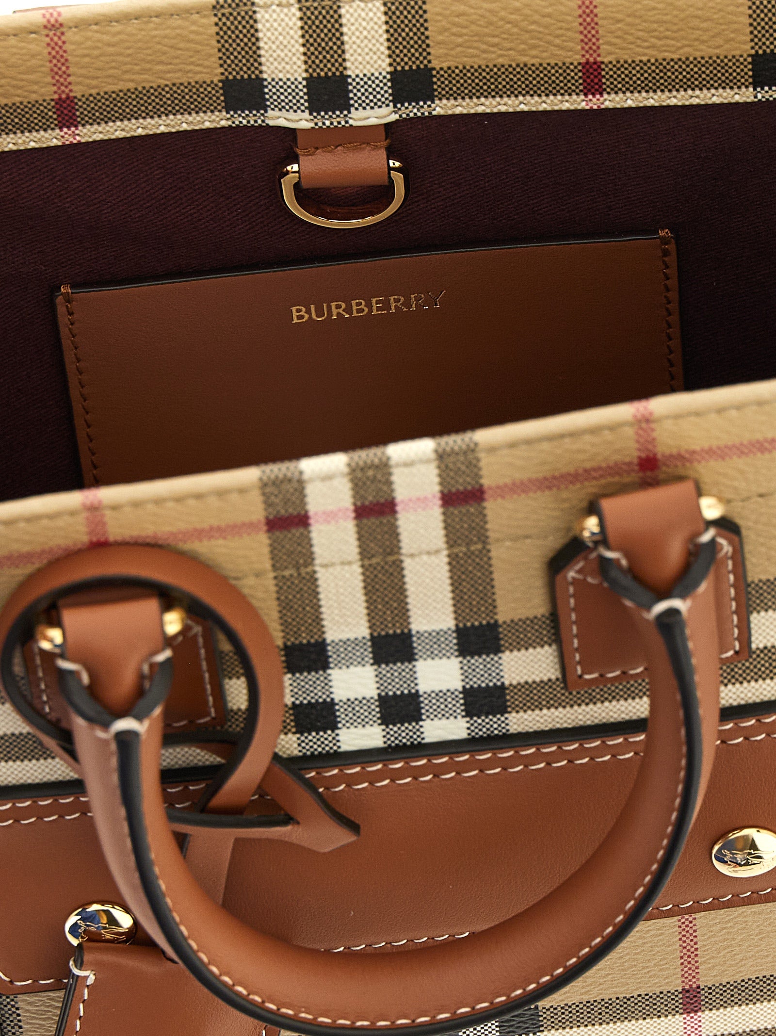 Burberry Beige Polyethylene Tote Bag
