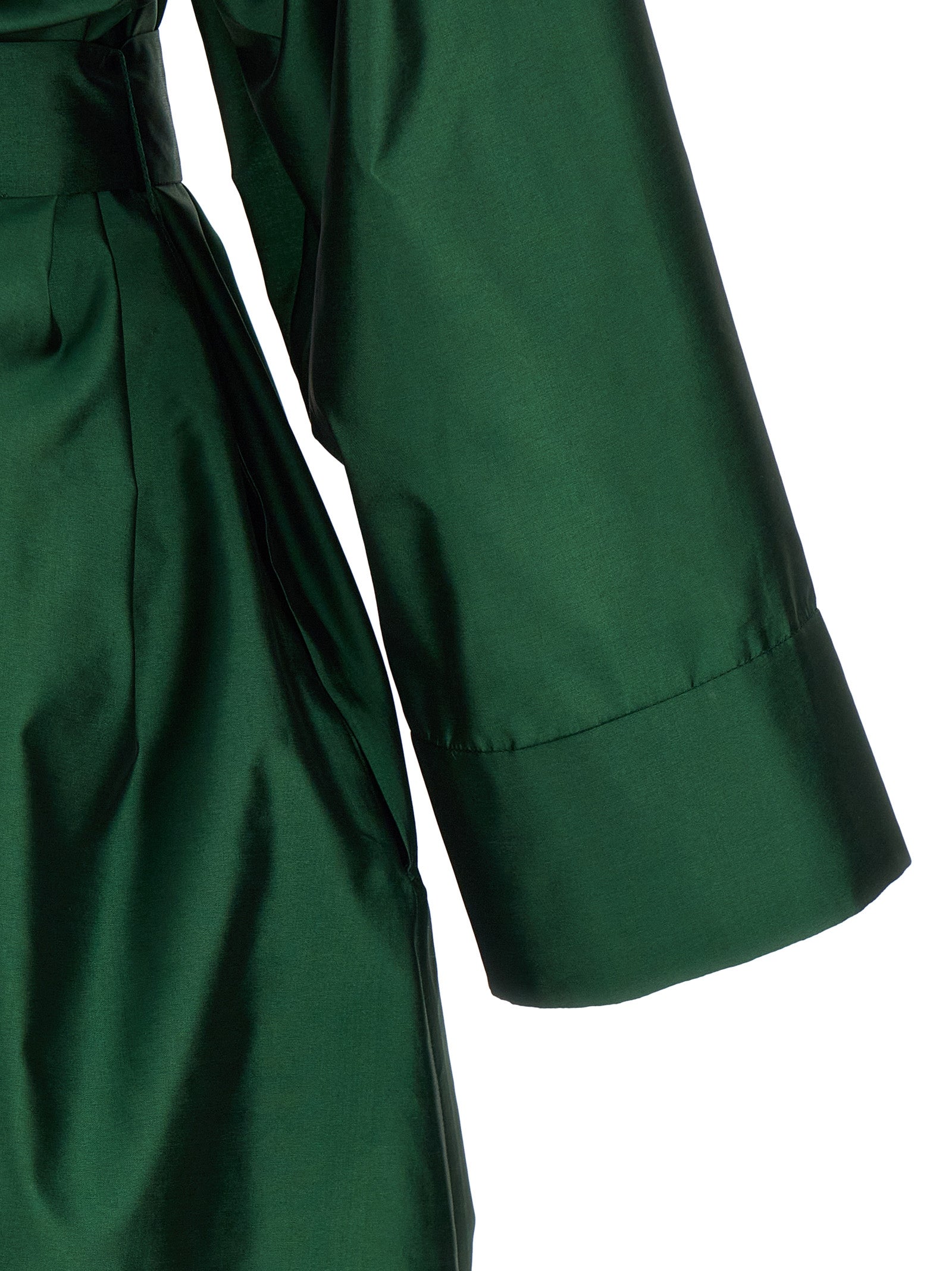 S Max Mara Bicolor Polyester Midi Dress