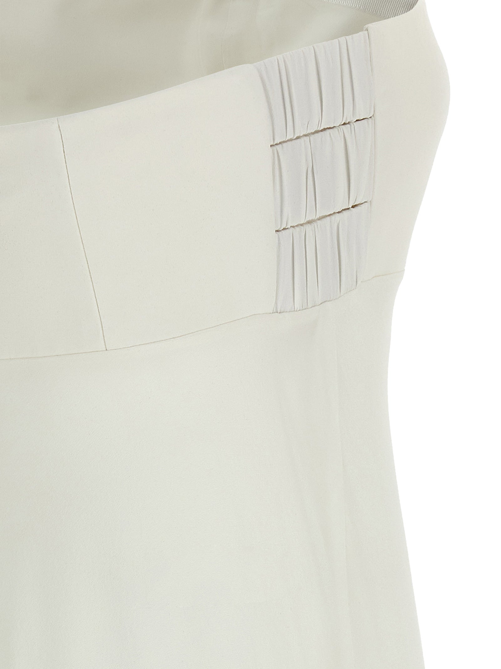 Giovanni Bedin White Silk Long Dress