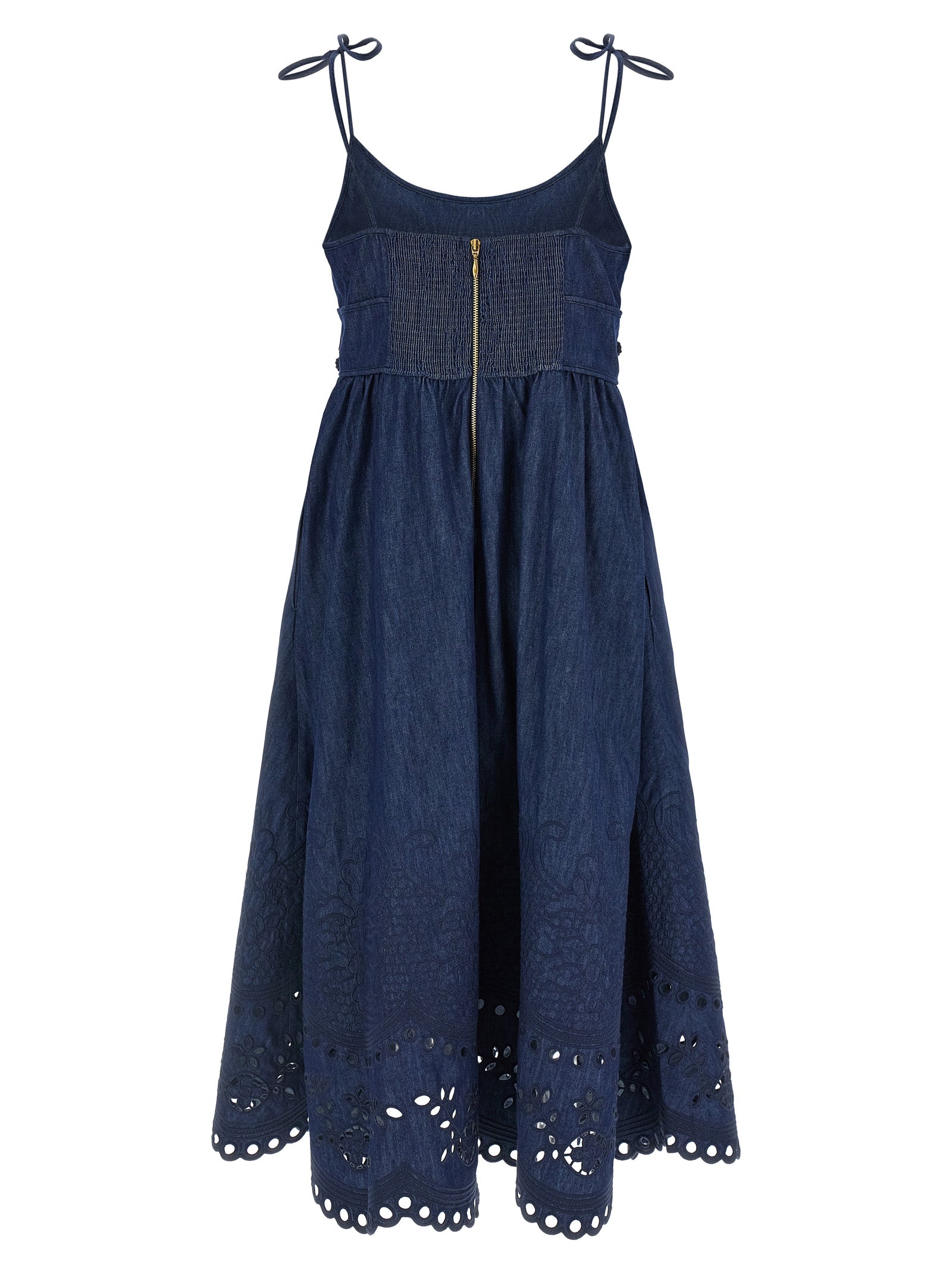 Zimmermann Blue Cotton Midi Dress
