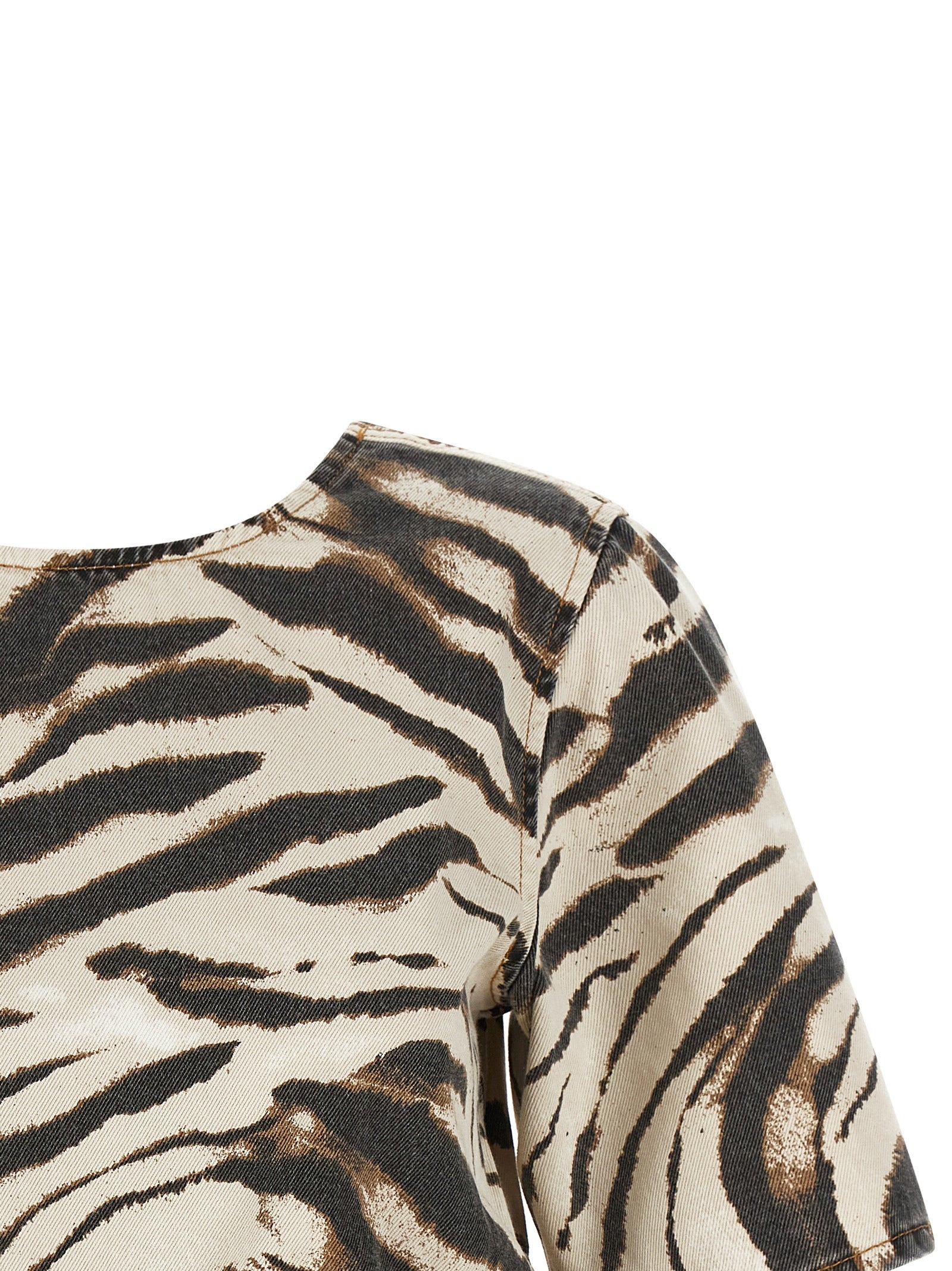 Ganni Multicolor Organic Cotton Shirt