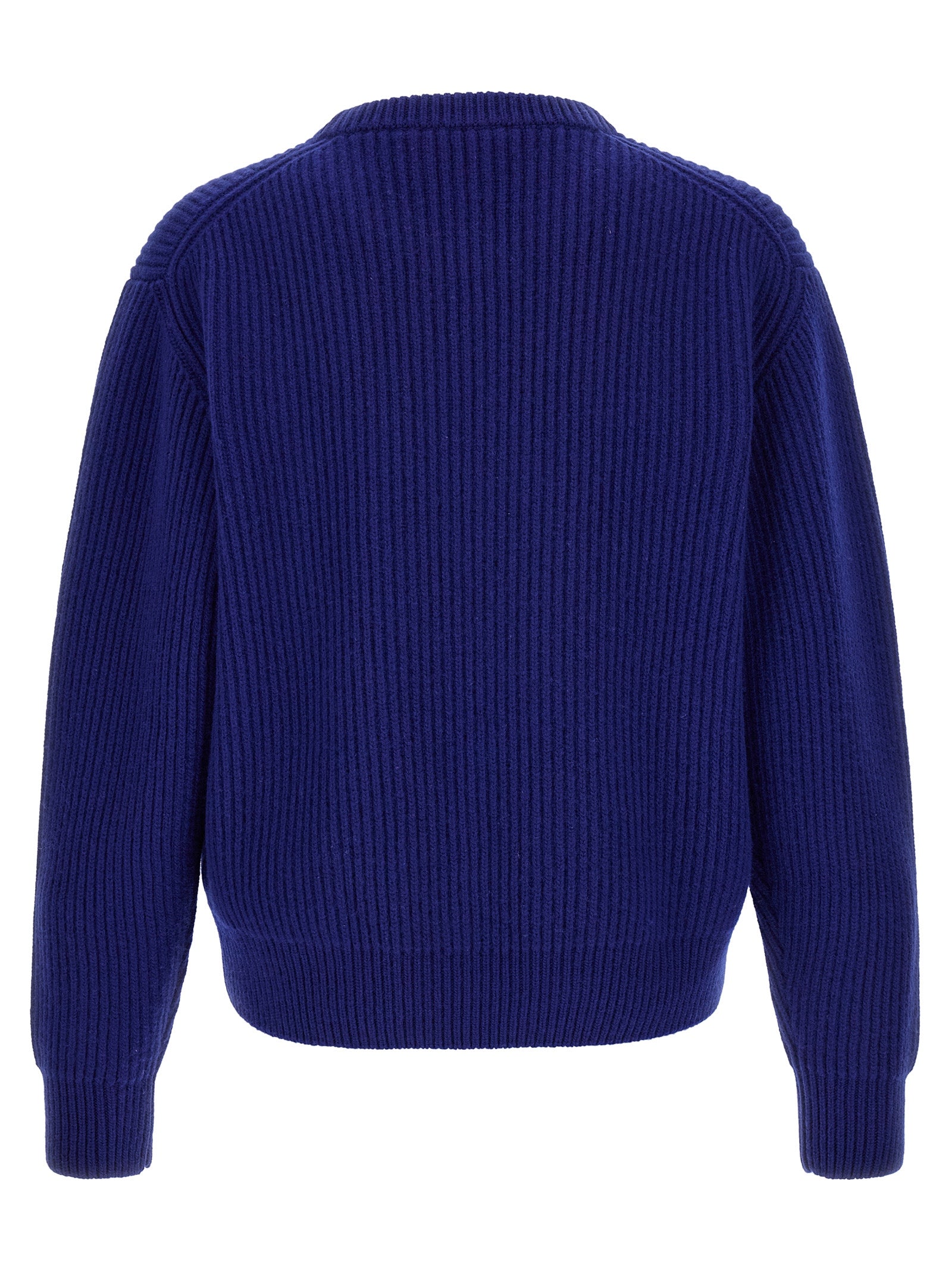 Jil Sander Blue Wool Cardigan