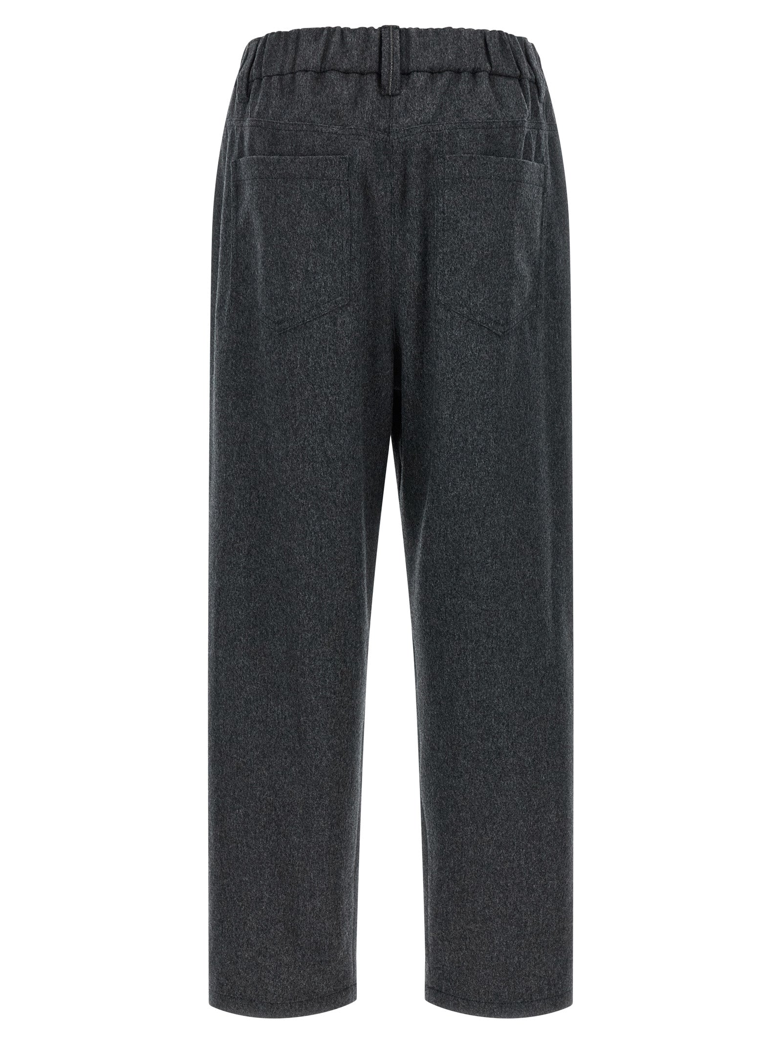 Brunello Cucinelli Gray Wool Pants