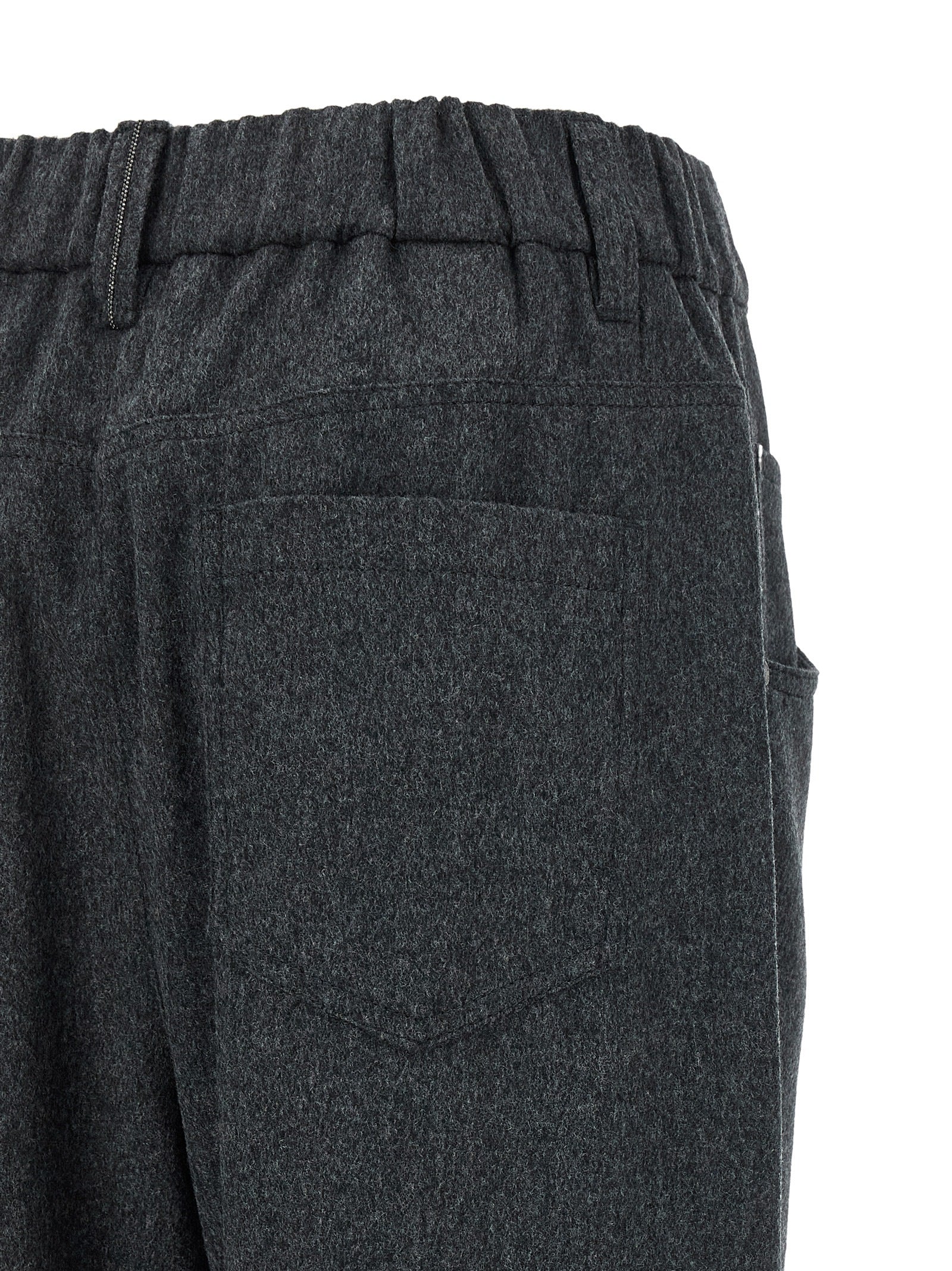 Brunello Cucinelli Gray Wool Pants