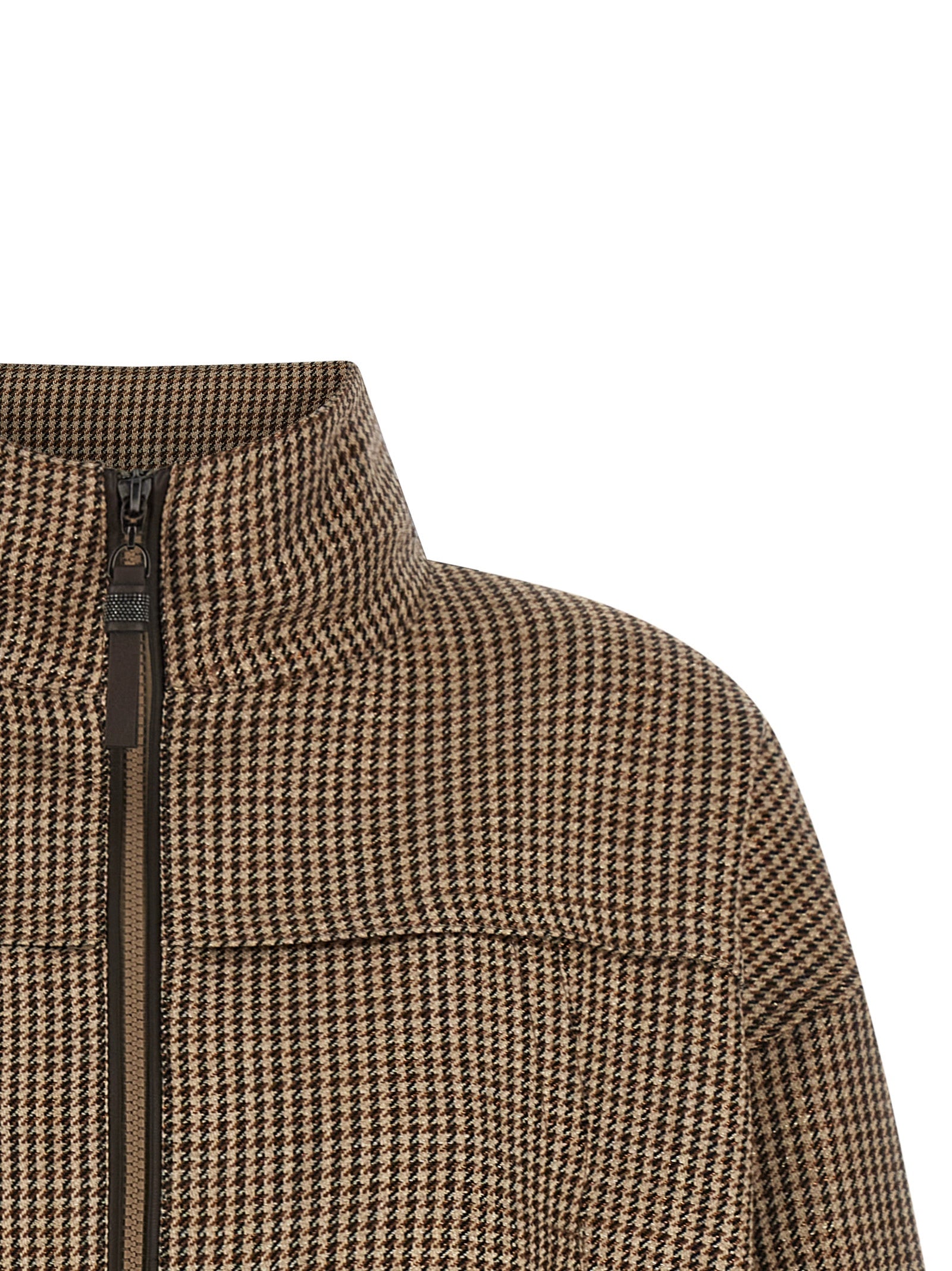Brunello Cucinelli Brown Virgin Wool Jacket