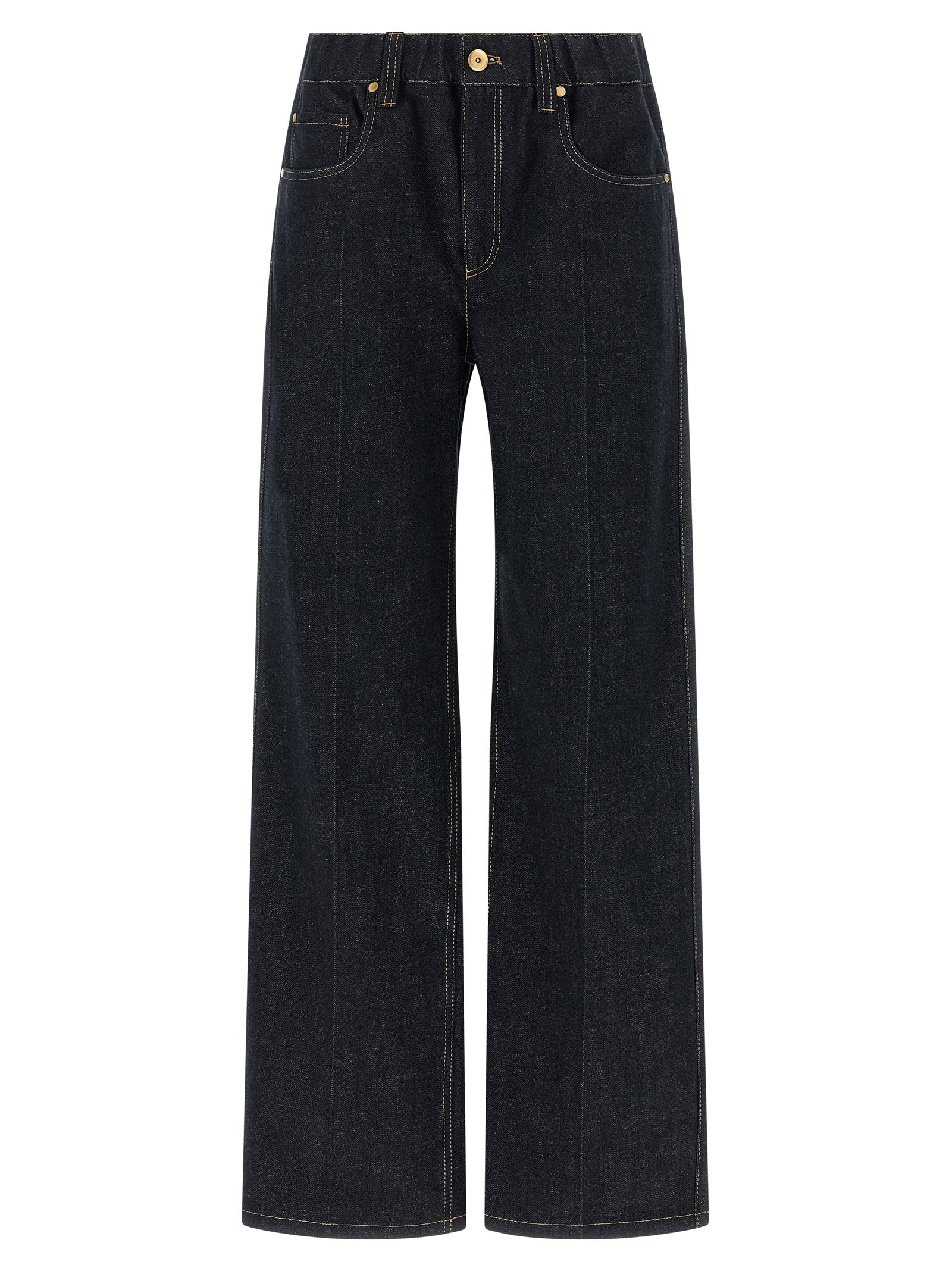 Brunello Cucinelli Blue Cotton Jeans Denim