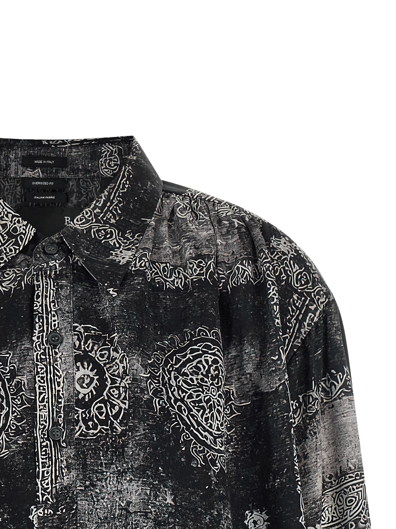 R13 Black Silk Blouse