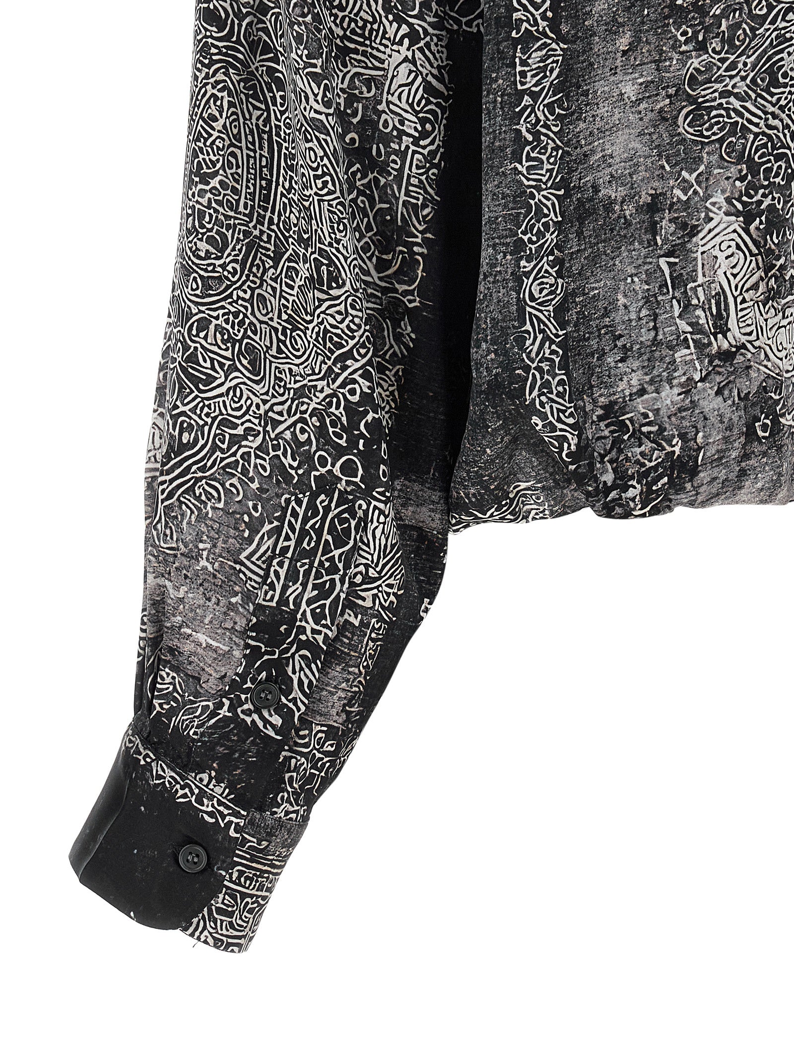 R13 Black Silk Blouse