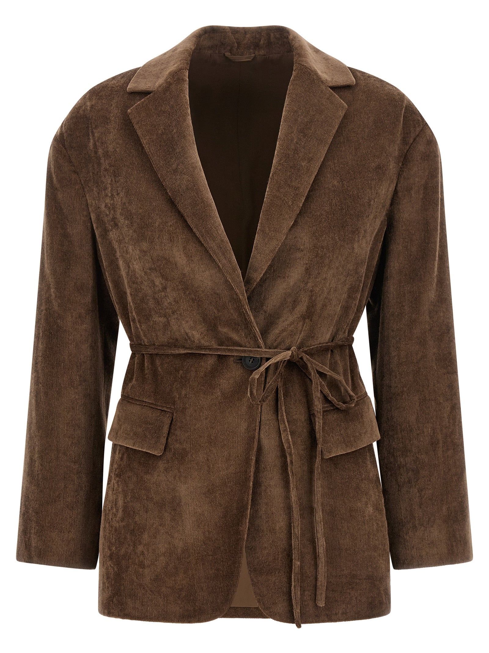 Brunello Cucinelli Brown Viscose Blazer