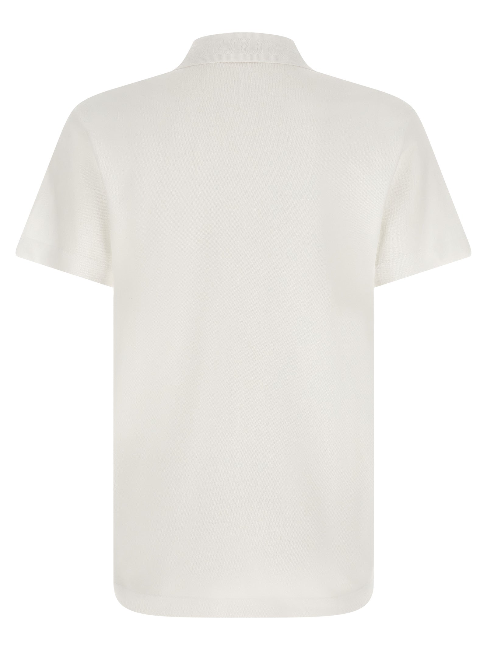 Versace White Cotton Polo Shirt