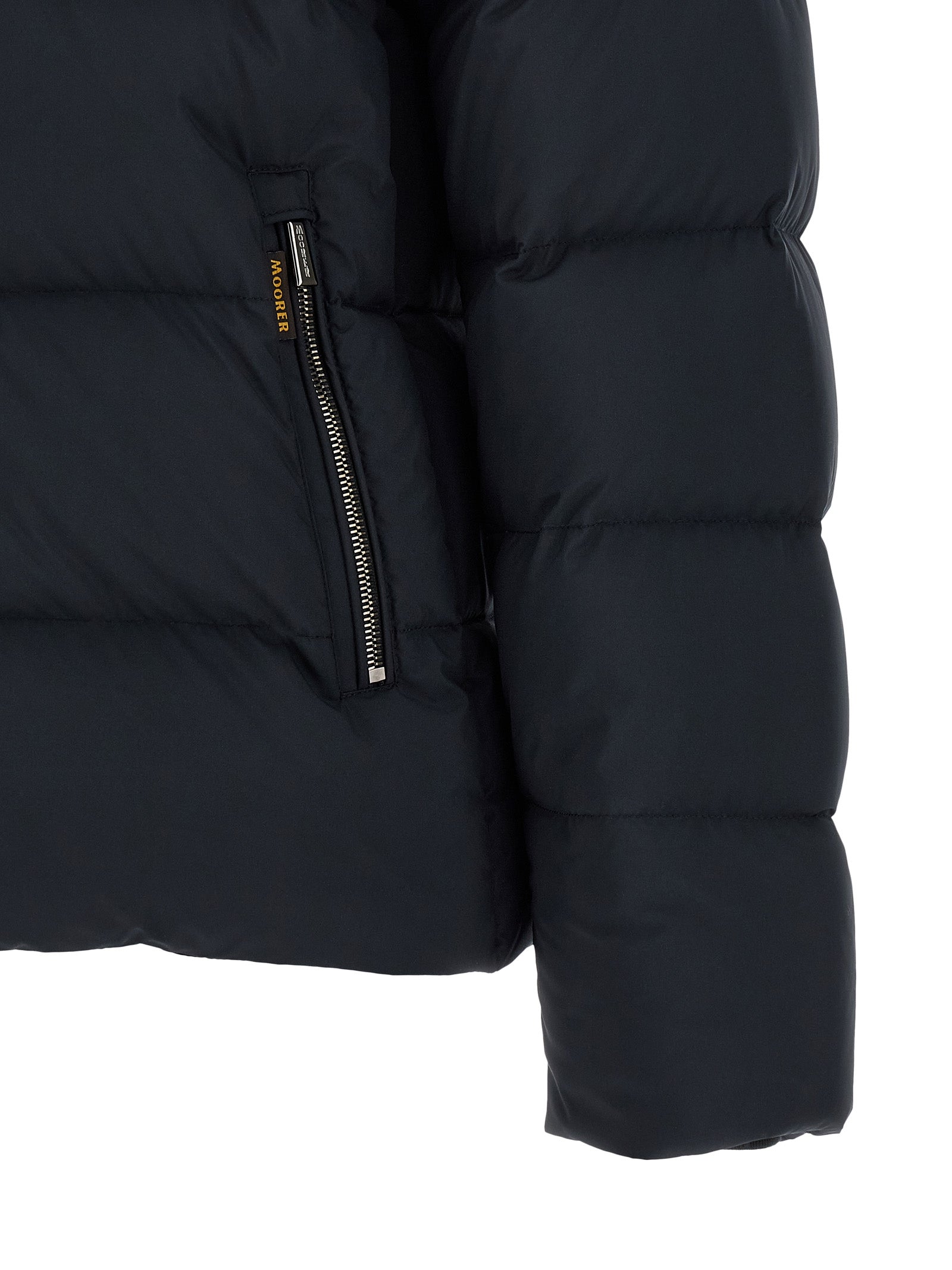 MooRER Blue Wool Bomber