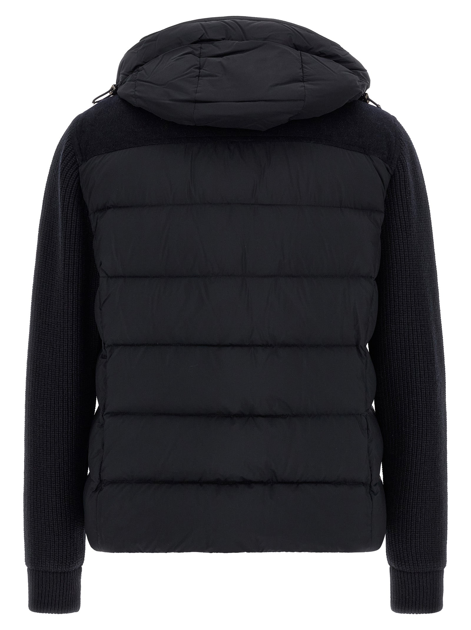 MooRER Blue Wool Full-Length Jacket