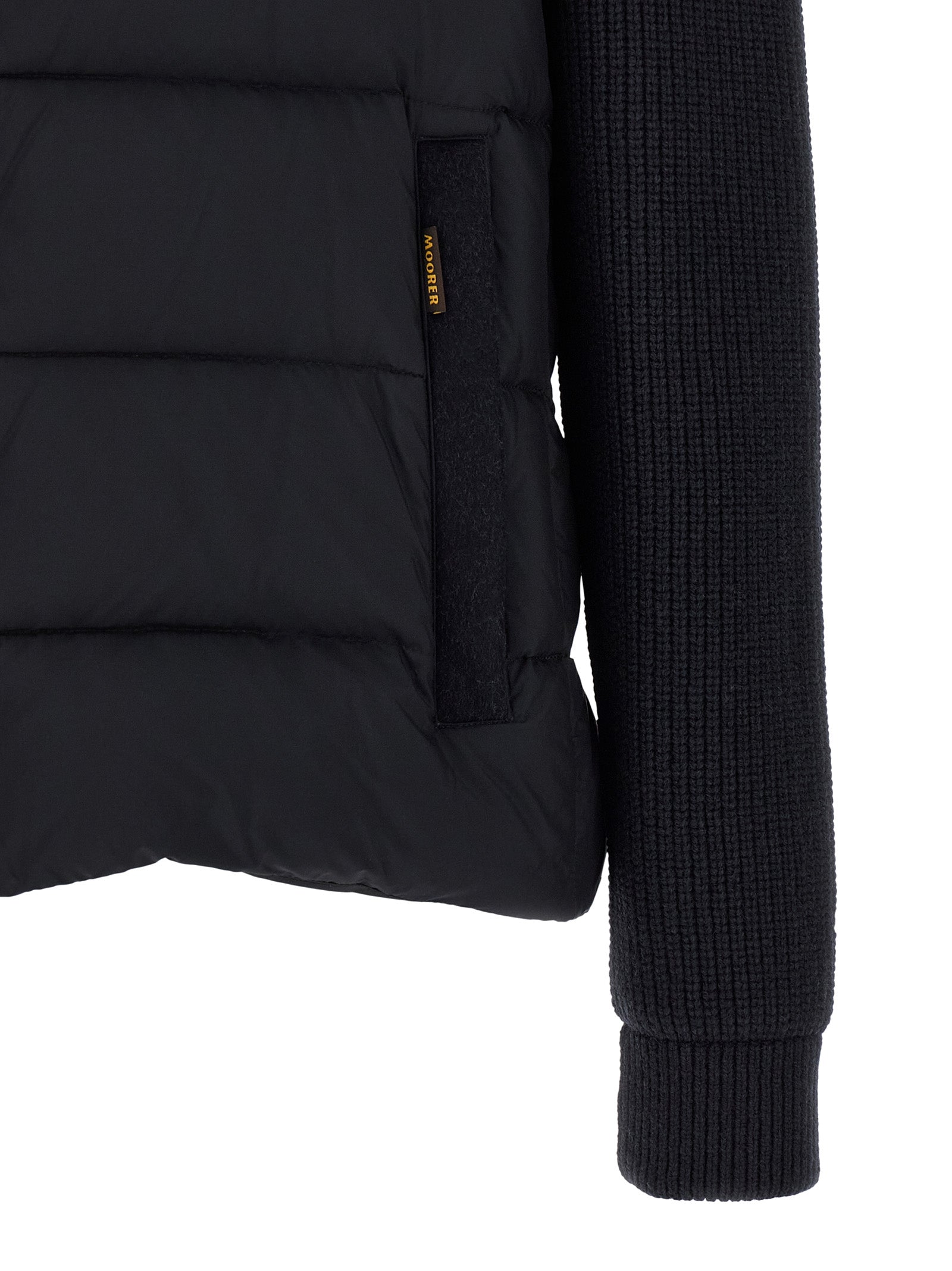 MooRER Blue Wool Full-Length Jacket