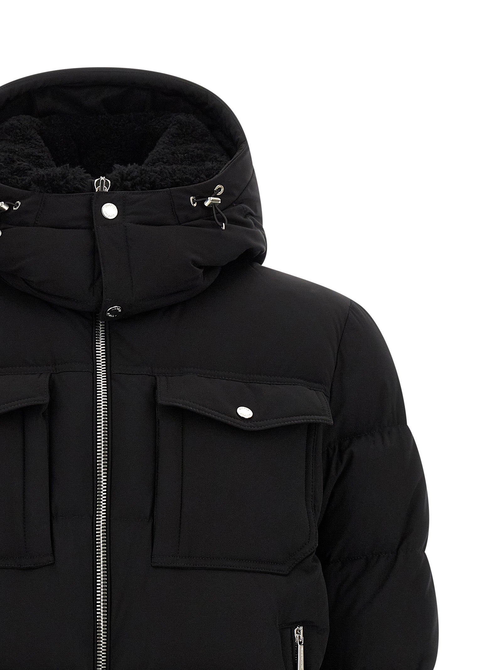 MooRER Black Wool Bomber