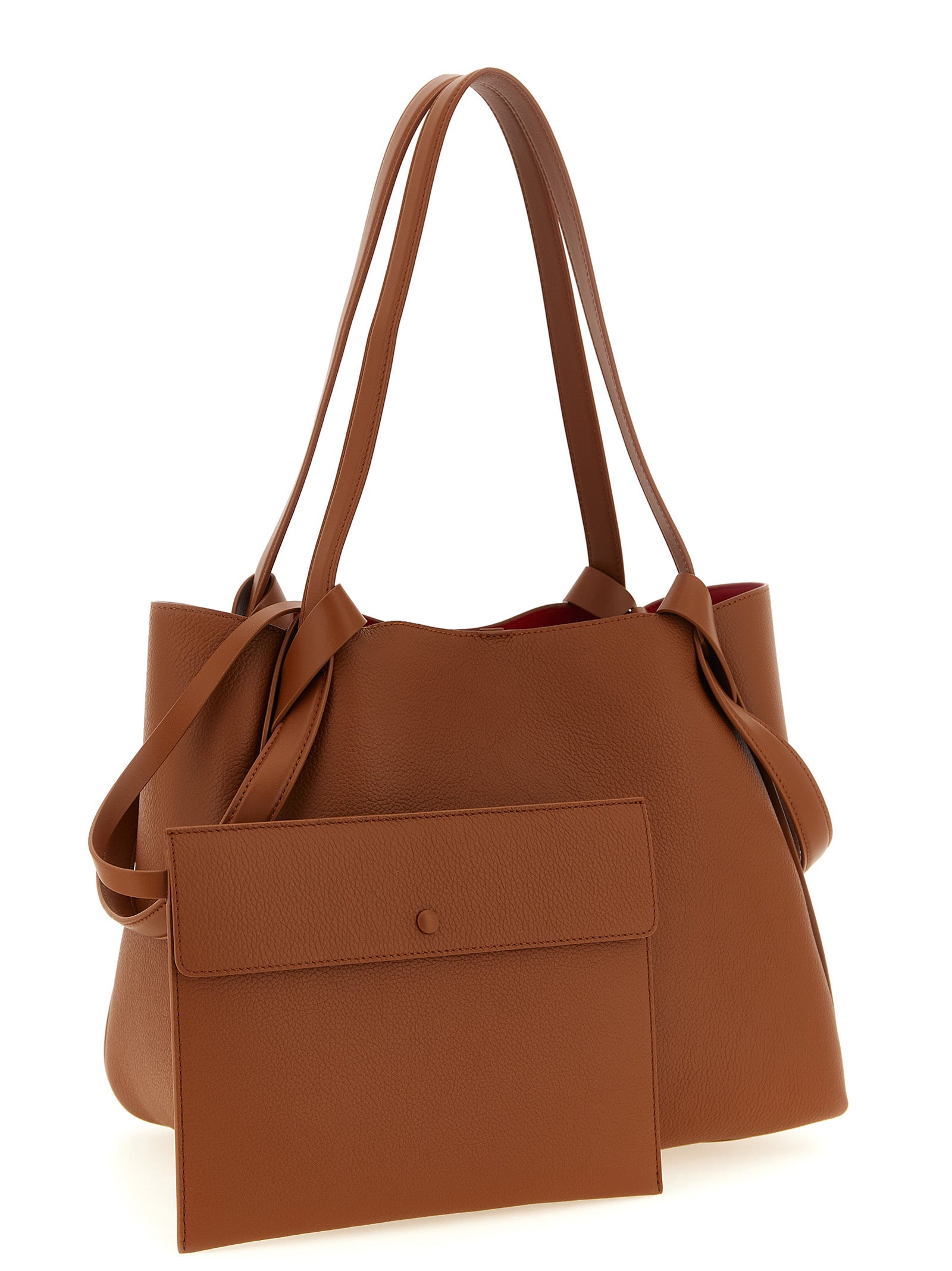 Christian Louboutin Brown Calfskin Tote Bag