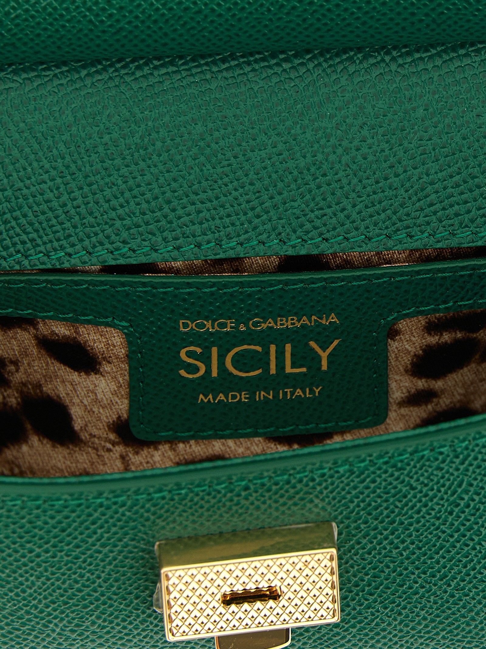 Dolce & Gabbana Bicolor Calfskin Handbag