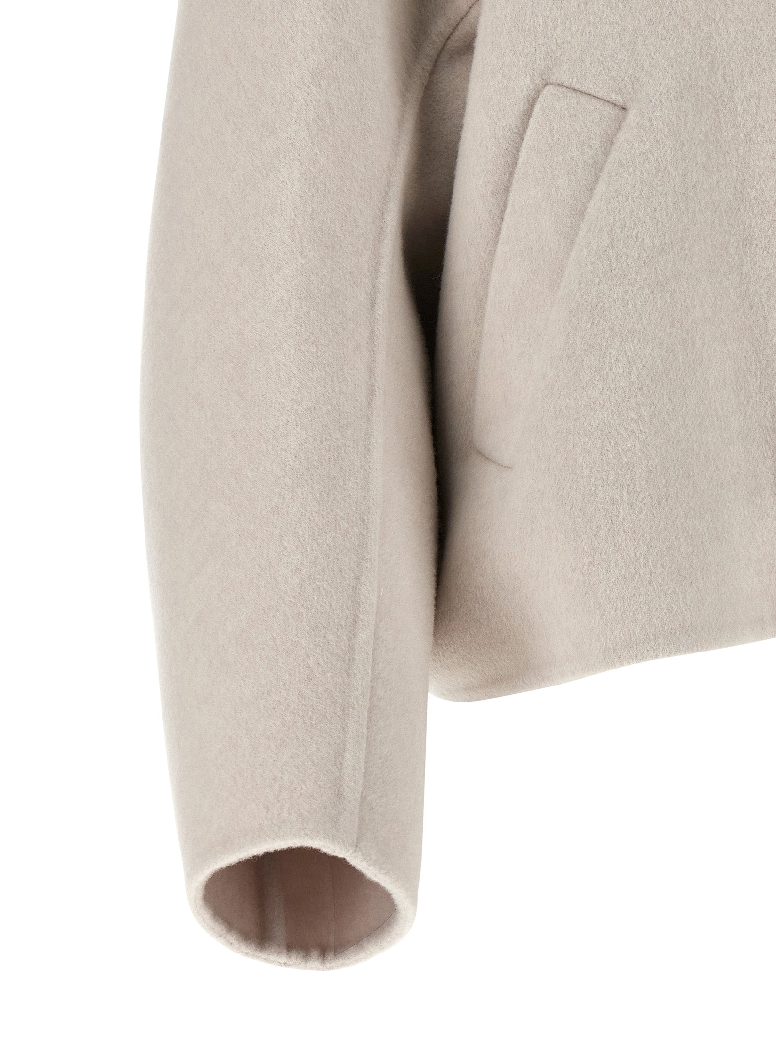 Brunello Cucinelli Gray Virgin Wool Coat