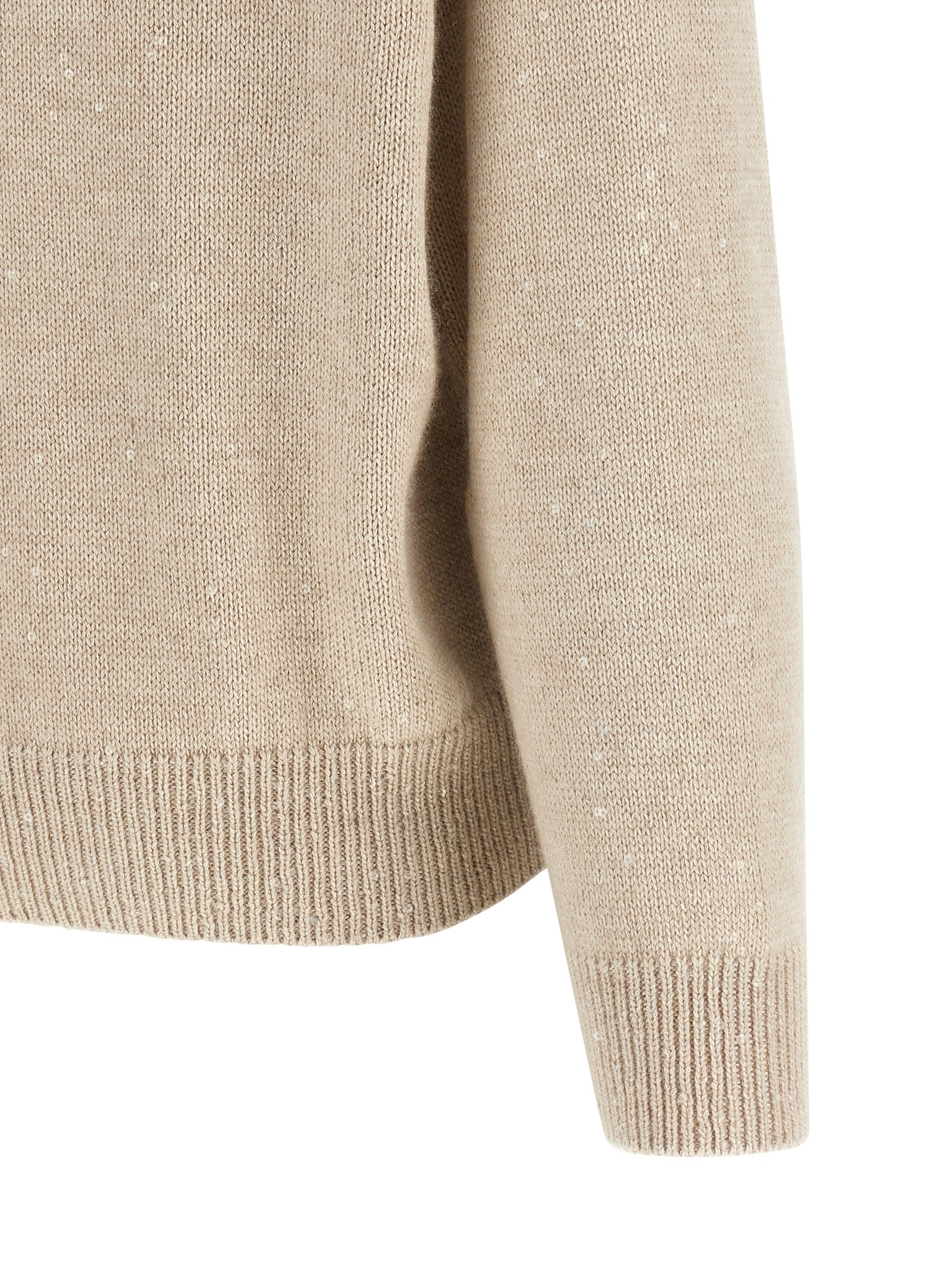 Brunello Cucinelli Beige Cashmere Cardigan