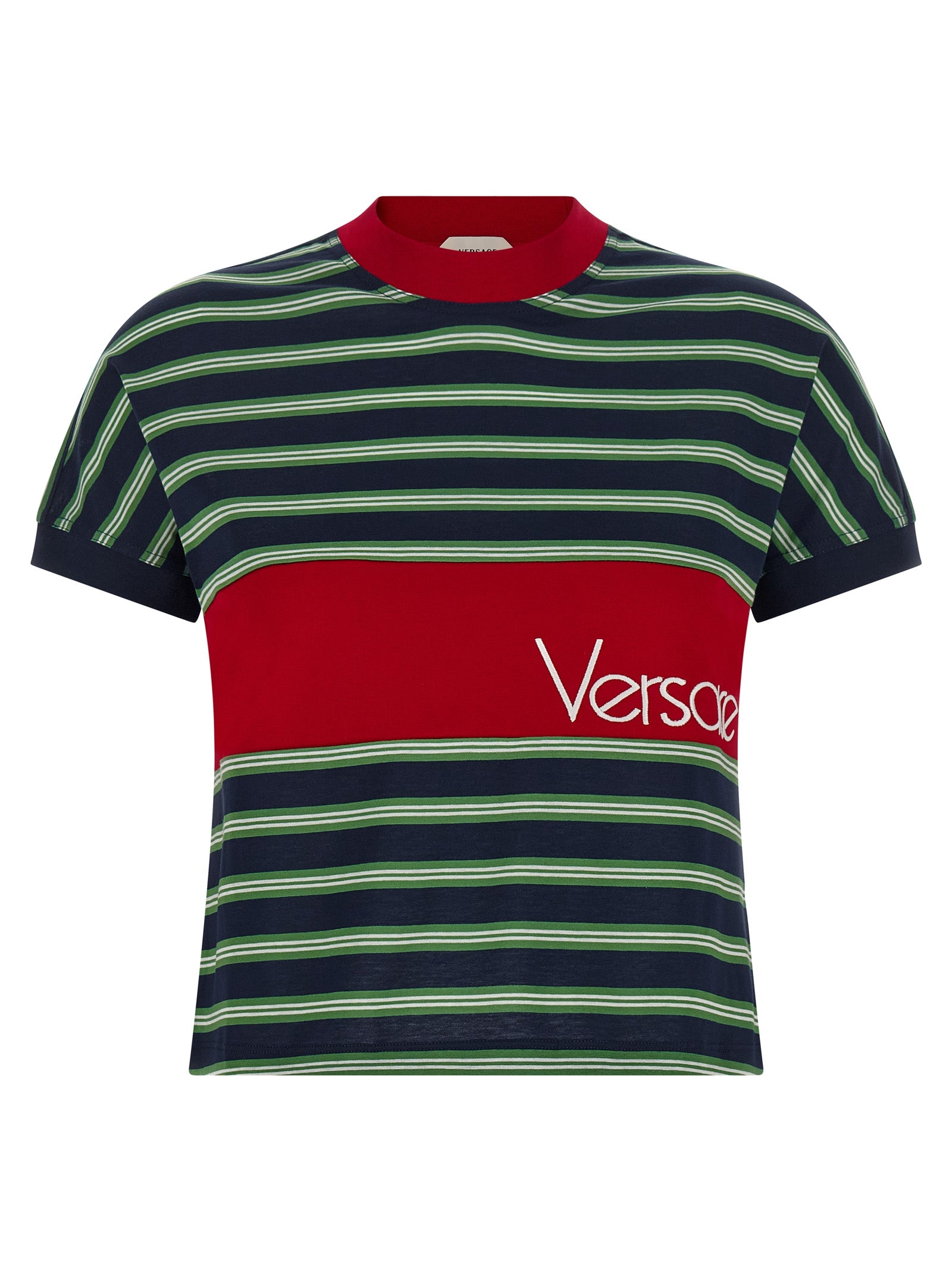 Versace Multicolor Cotton T-Shirt