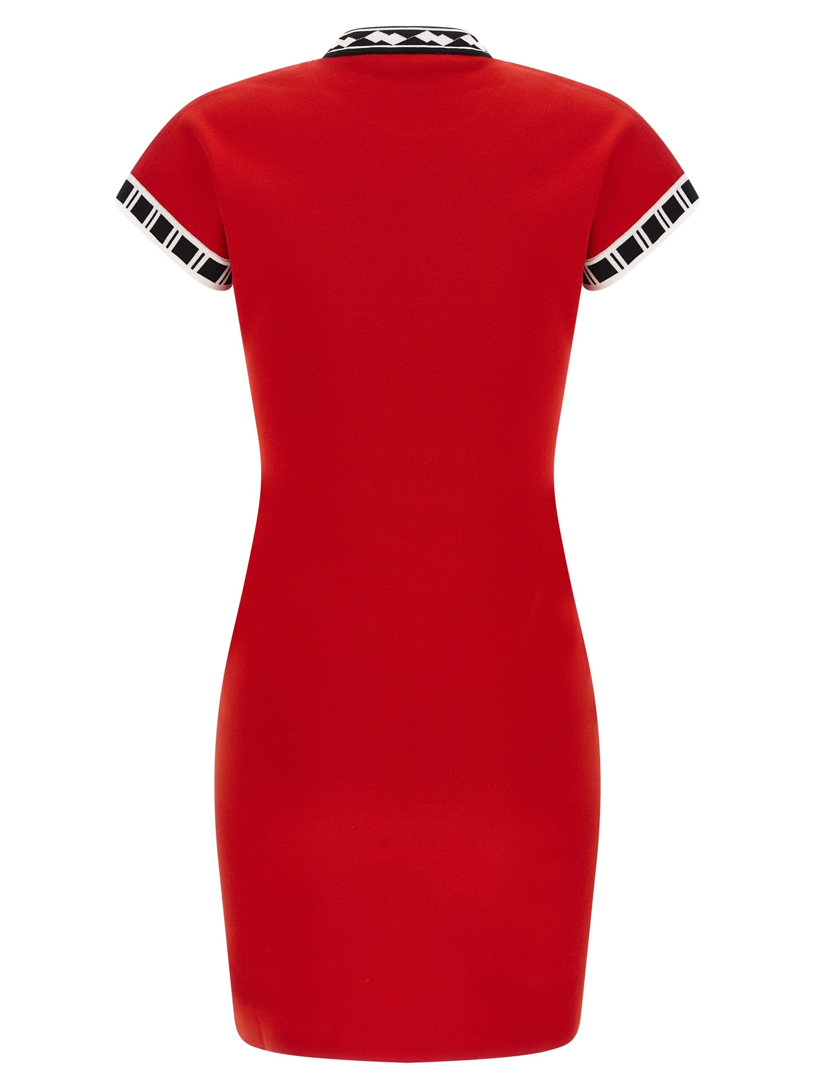 Versace Multicolor Cotton Short Dress
