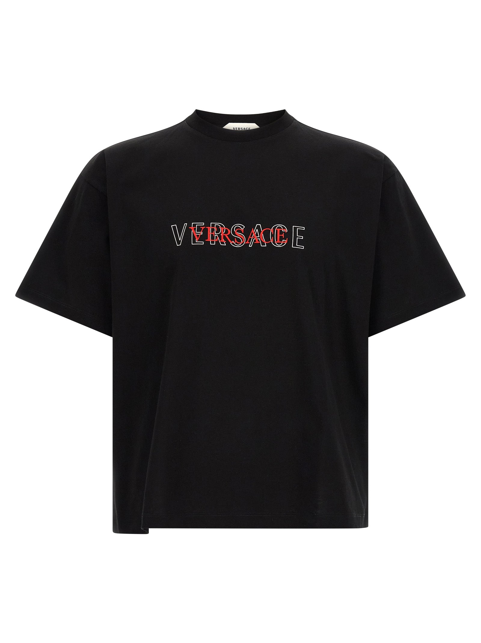 Versace Black Cotton T-Shirt
