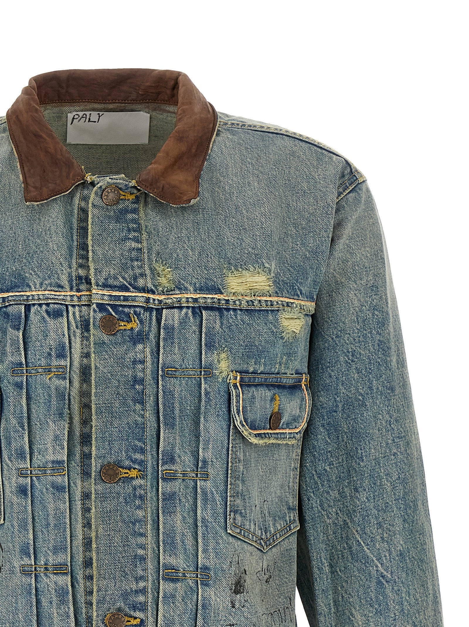 PALY Blue Cotton Denim Jacket