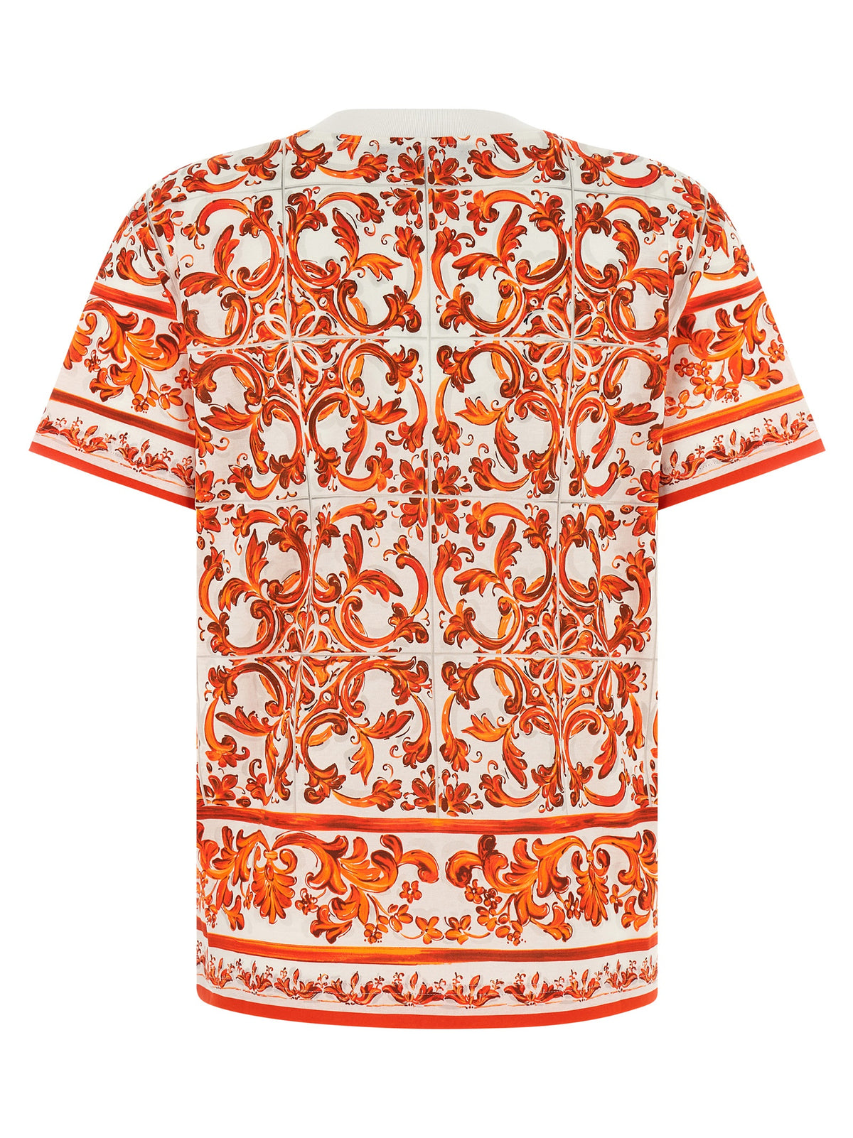 Dolce & Gabbana Orange Cotton T-Shirt