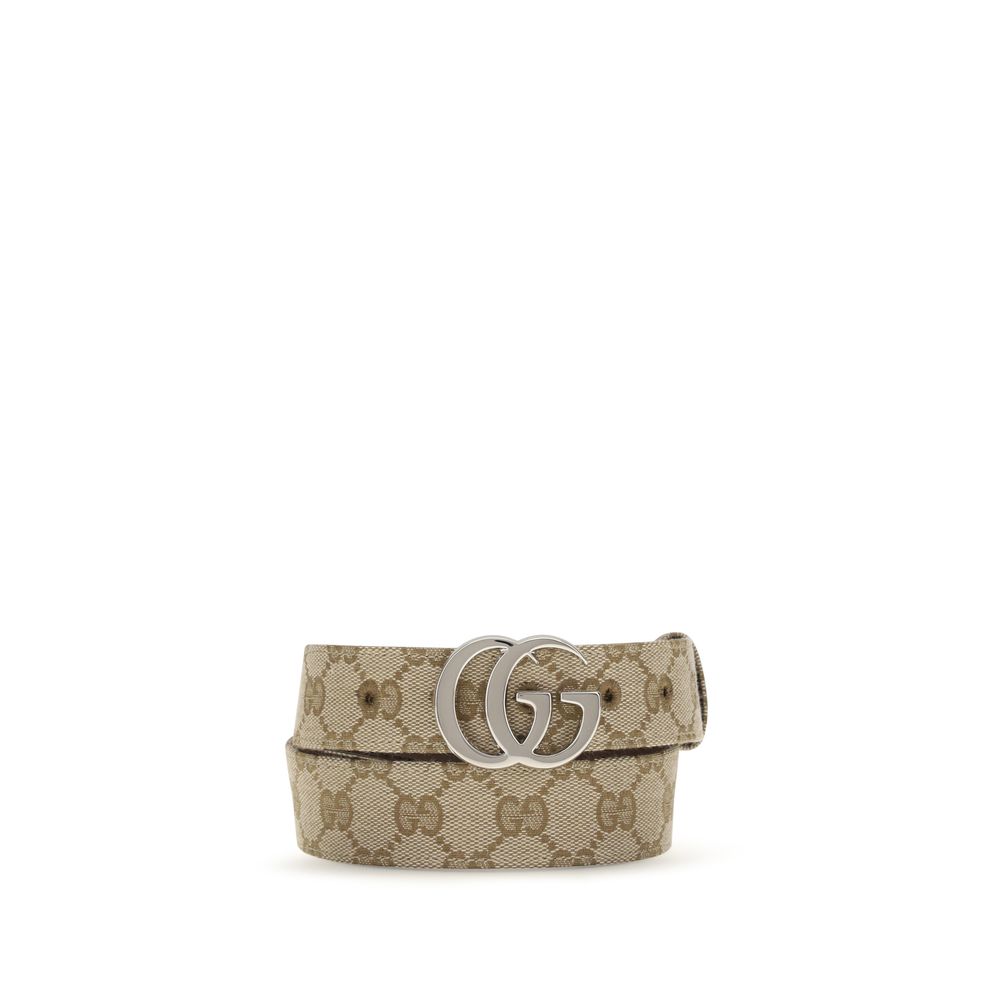 Gucci Beige Fabric Regular Belt