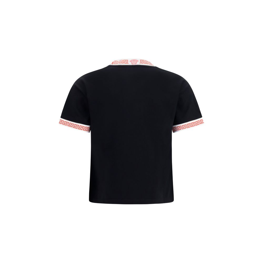 Versace Black Cotton T-Shirt