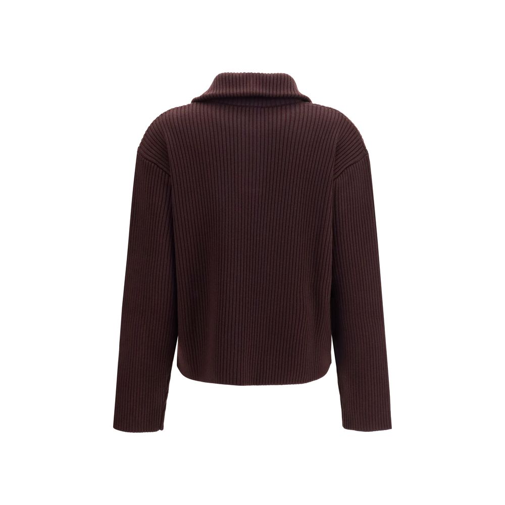 Courrèges Brown Wool Oves Aries Sweatshirt
