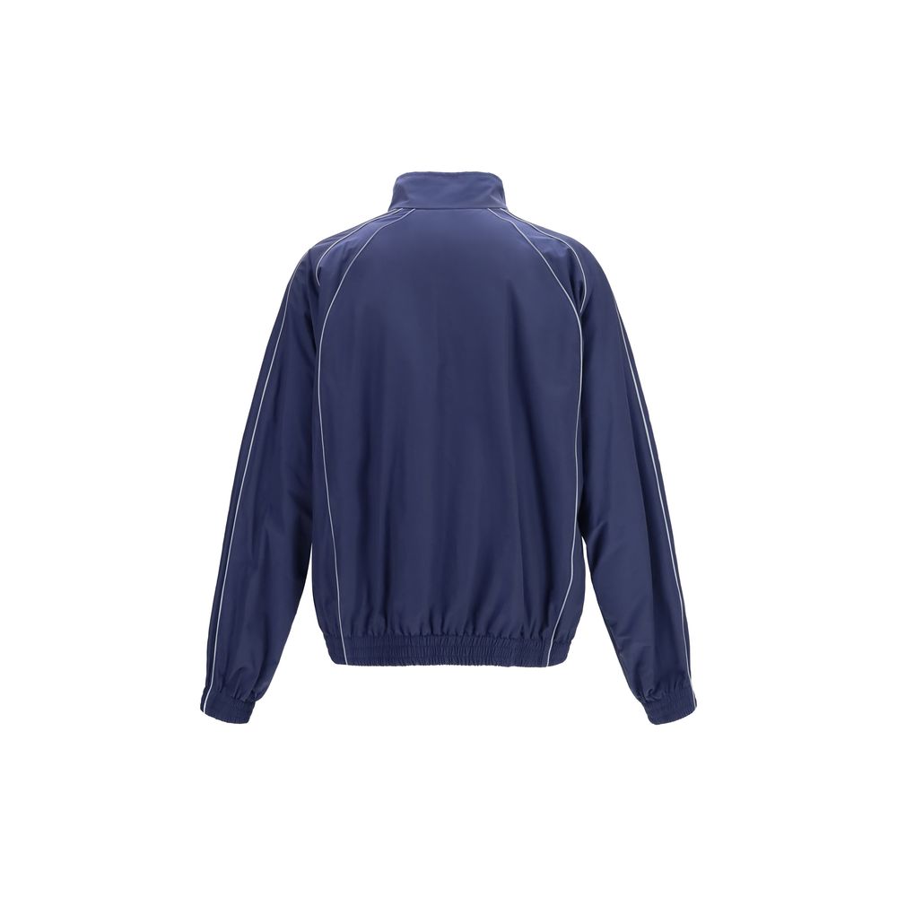 Balenciaga Blue Cotton Shell Jacket