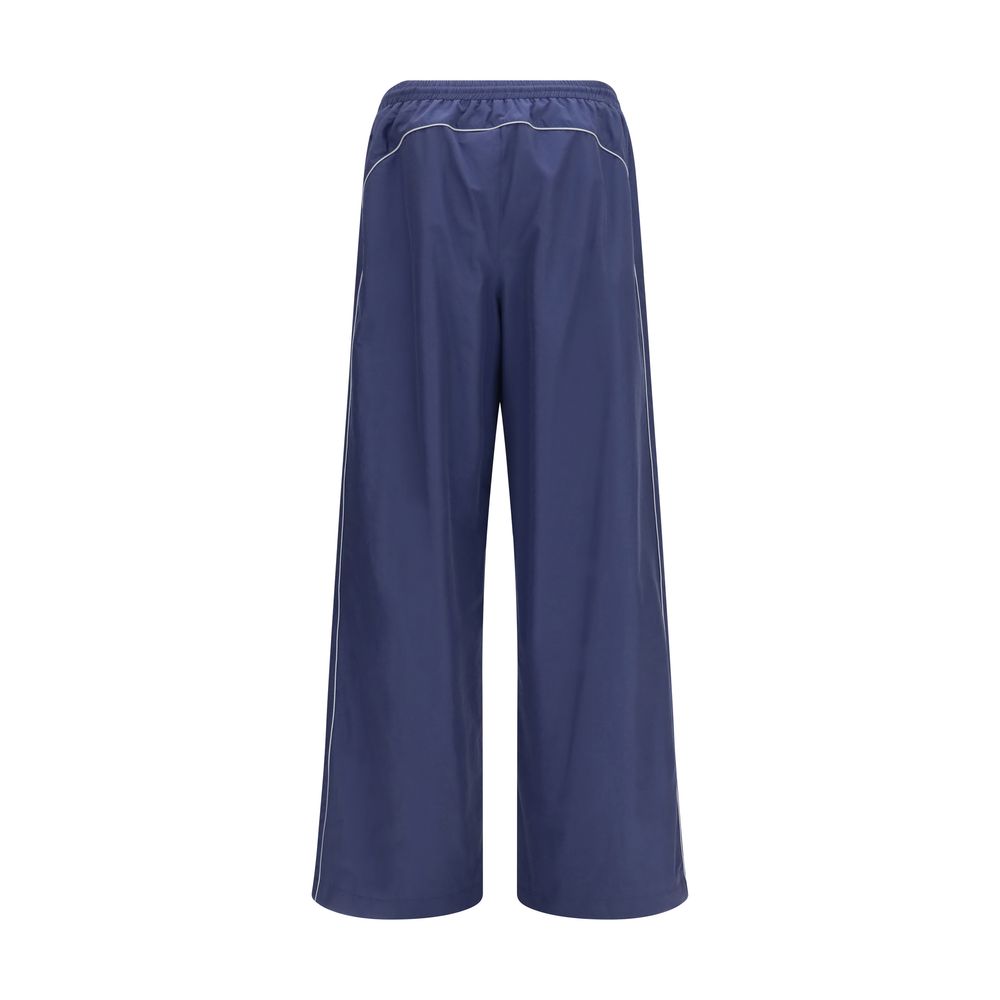 Balenciaga Blue Cotton Athletic Pants