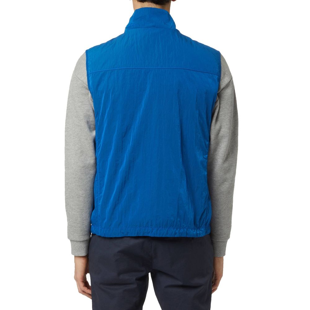 Paul & Shark Blue Nylon Sleeveless Jacket