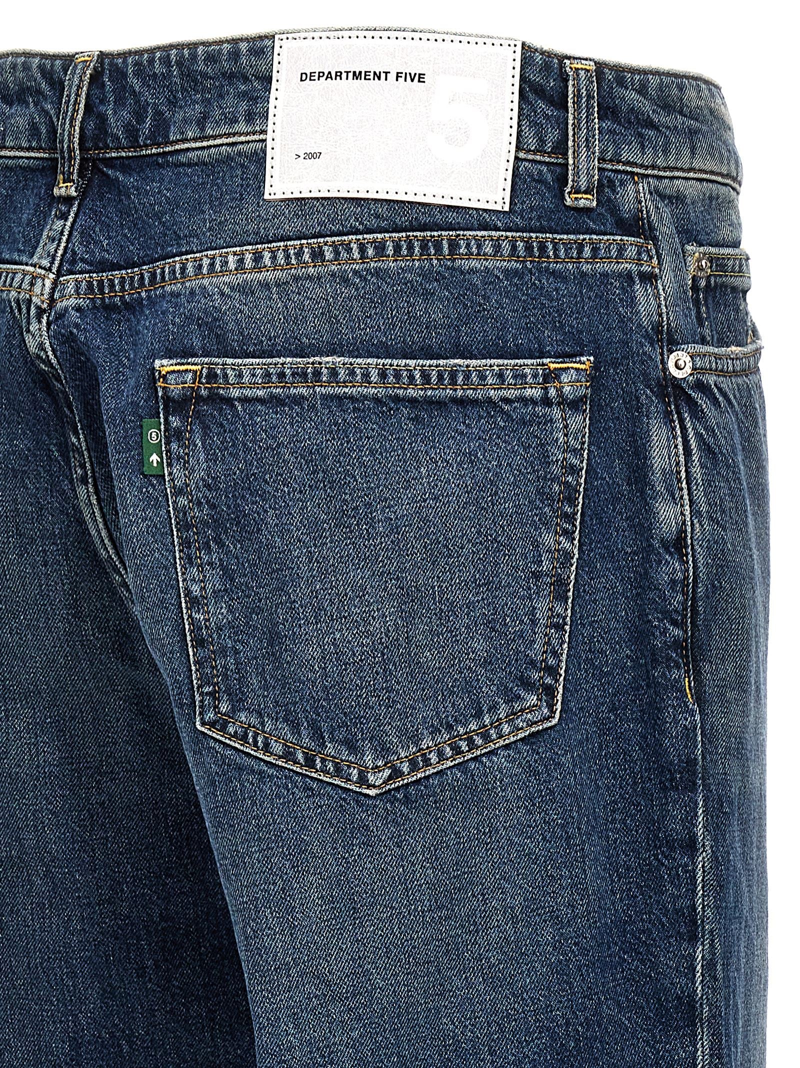 Department 5 Blue Cotton Jeans Denim