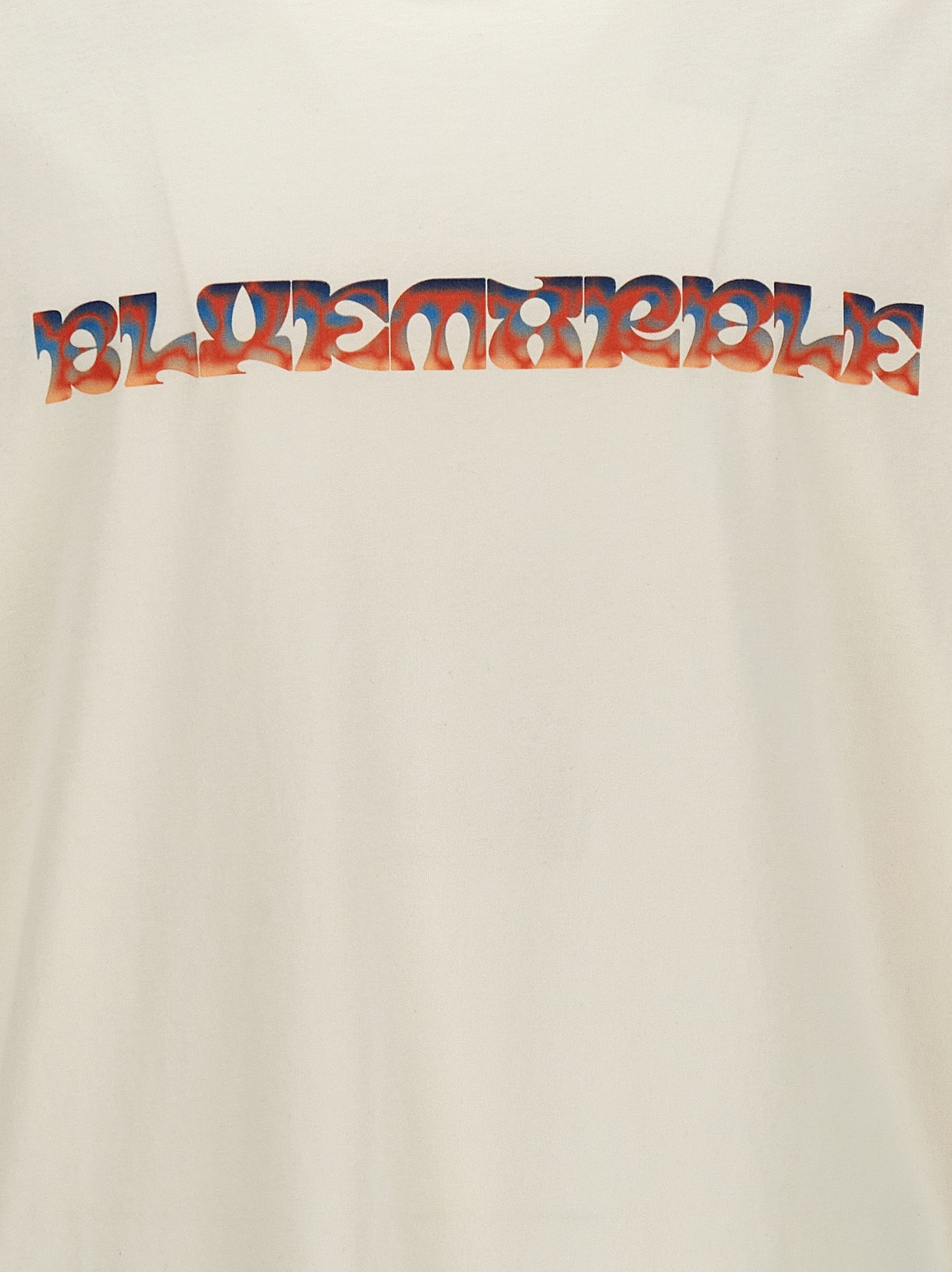 Bluemarble White Cotton T-Shirt