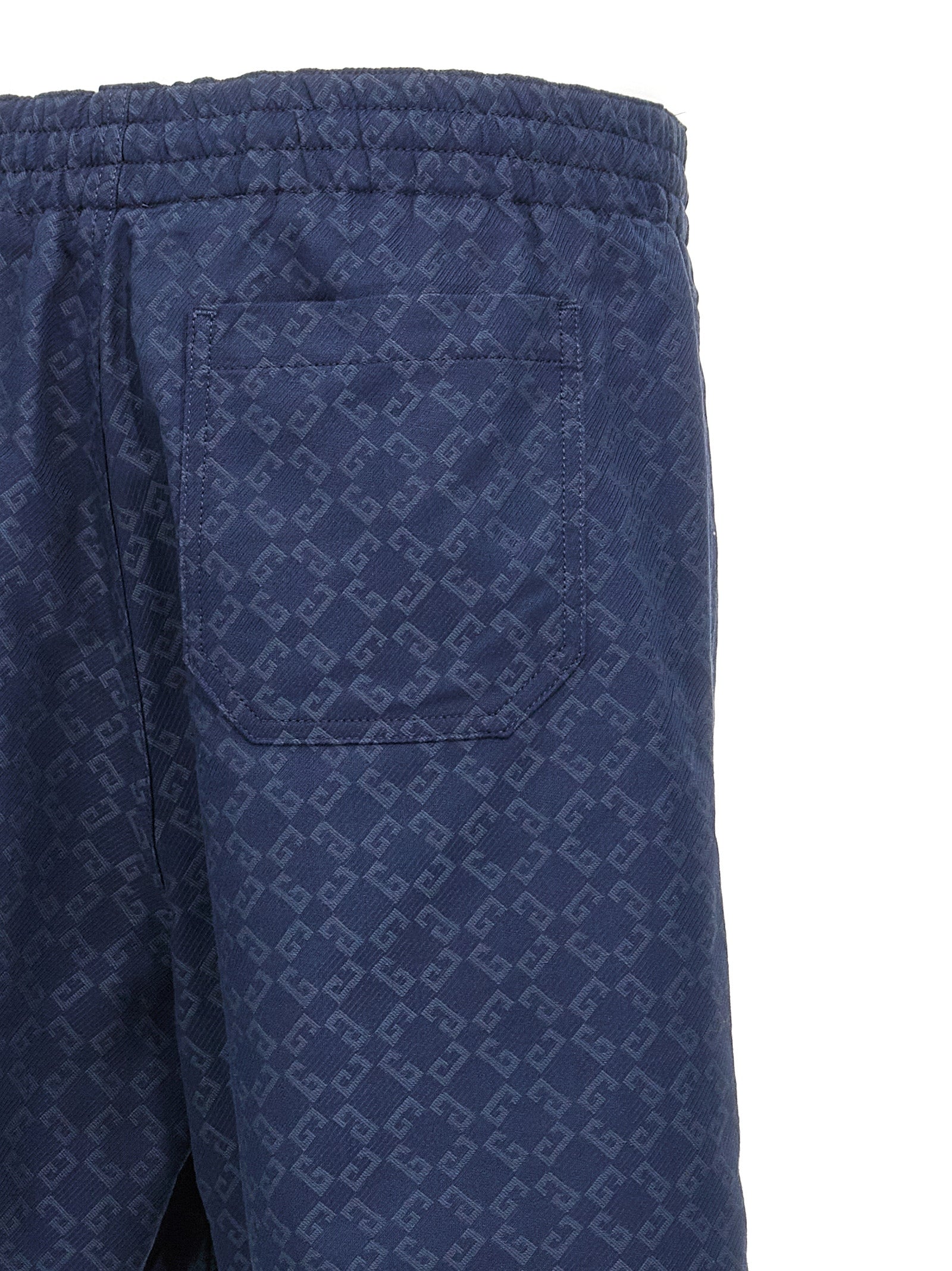 Givenchy Blue Cotton Bermuda Shorts