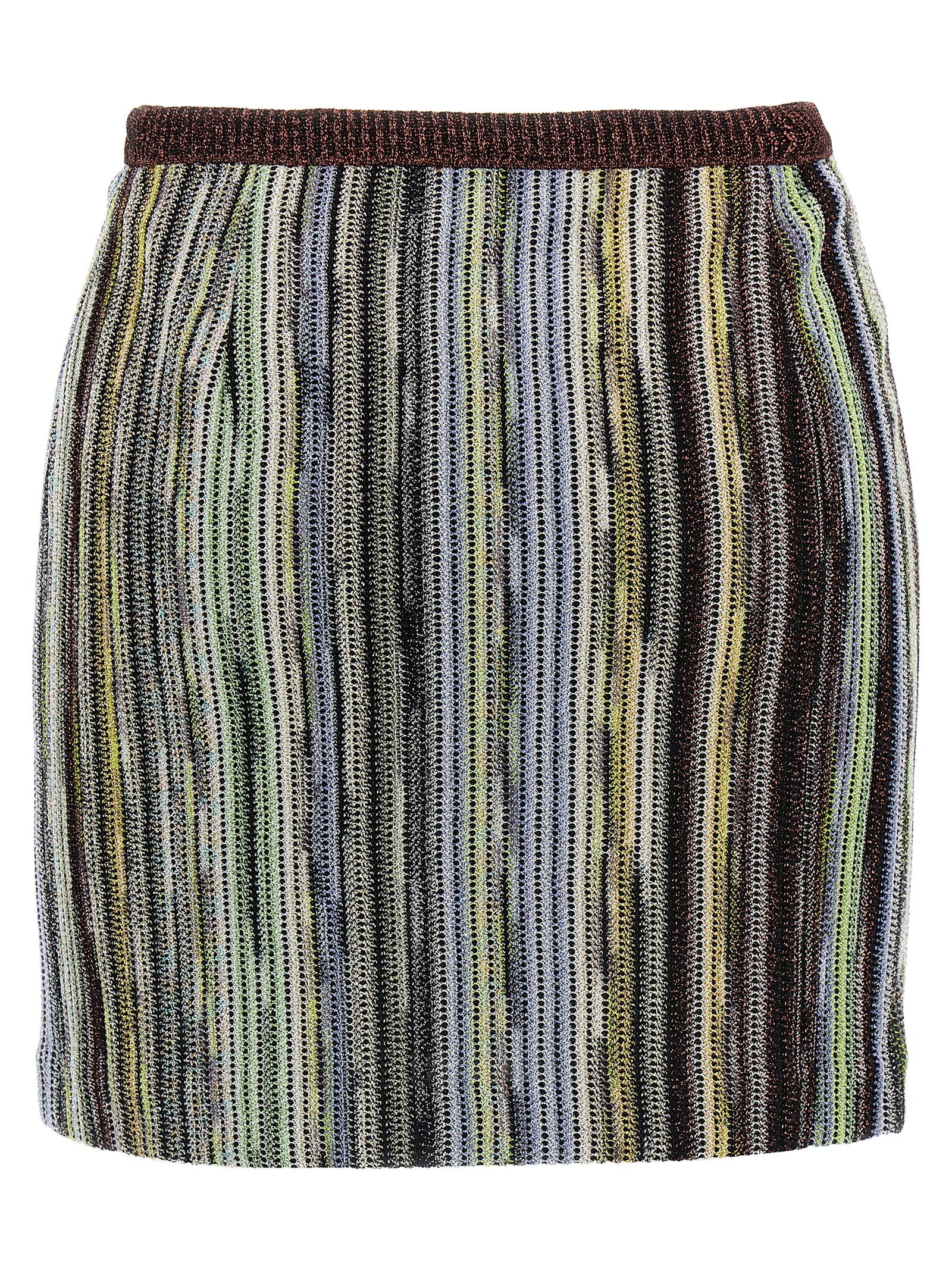 Missoni Multicolor Viscose Long Skirt