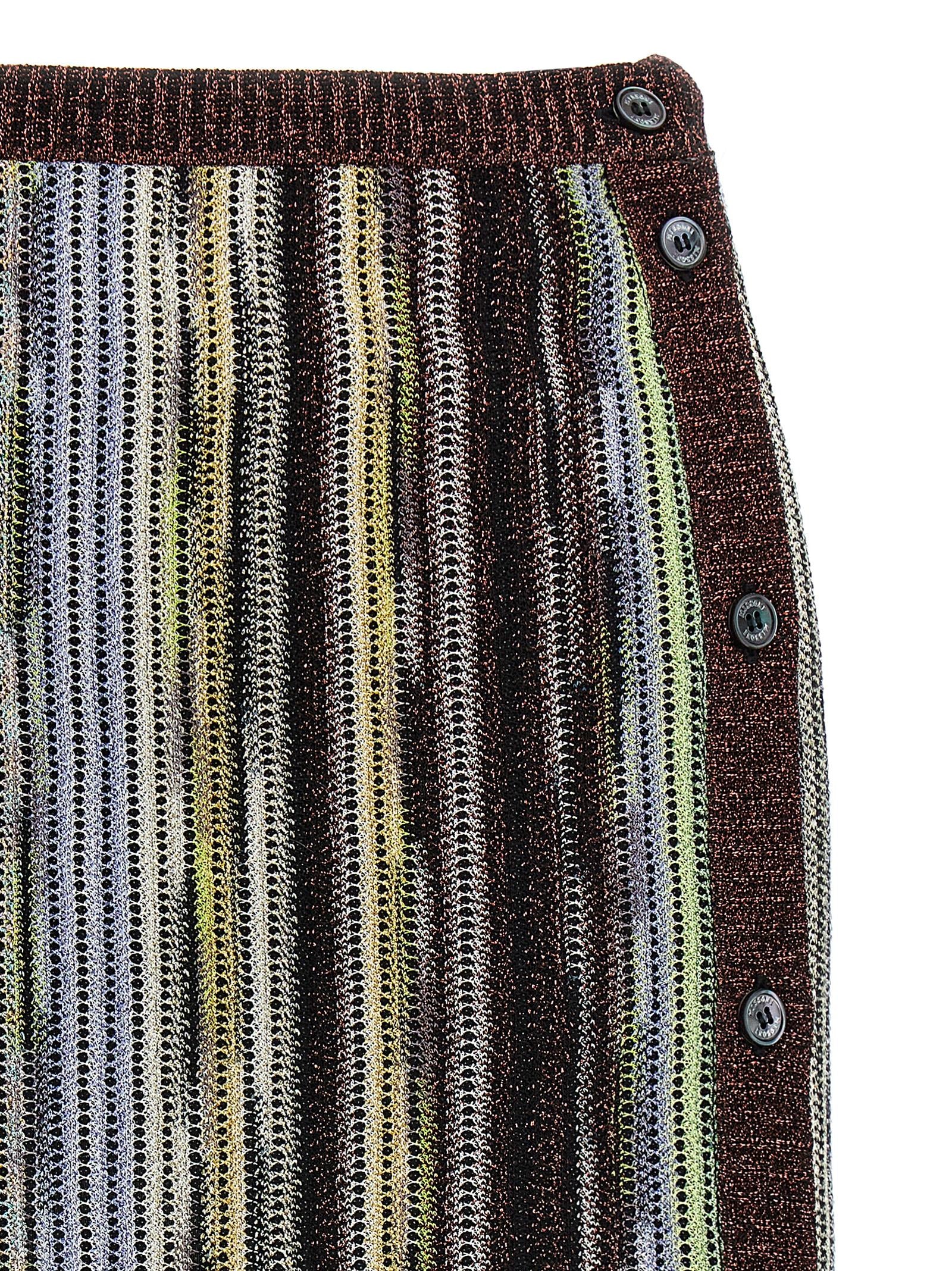 Missoni Multicolor Viscose Long Skirt
