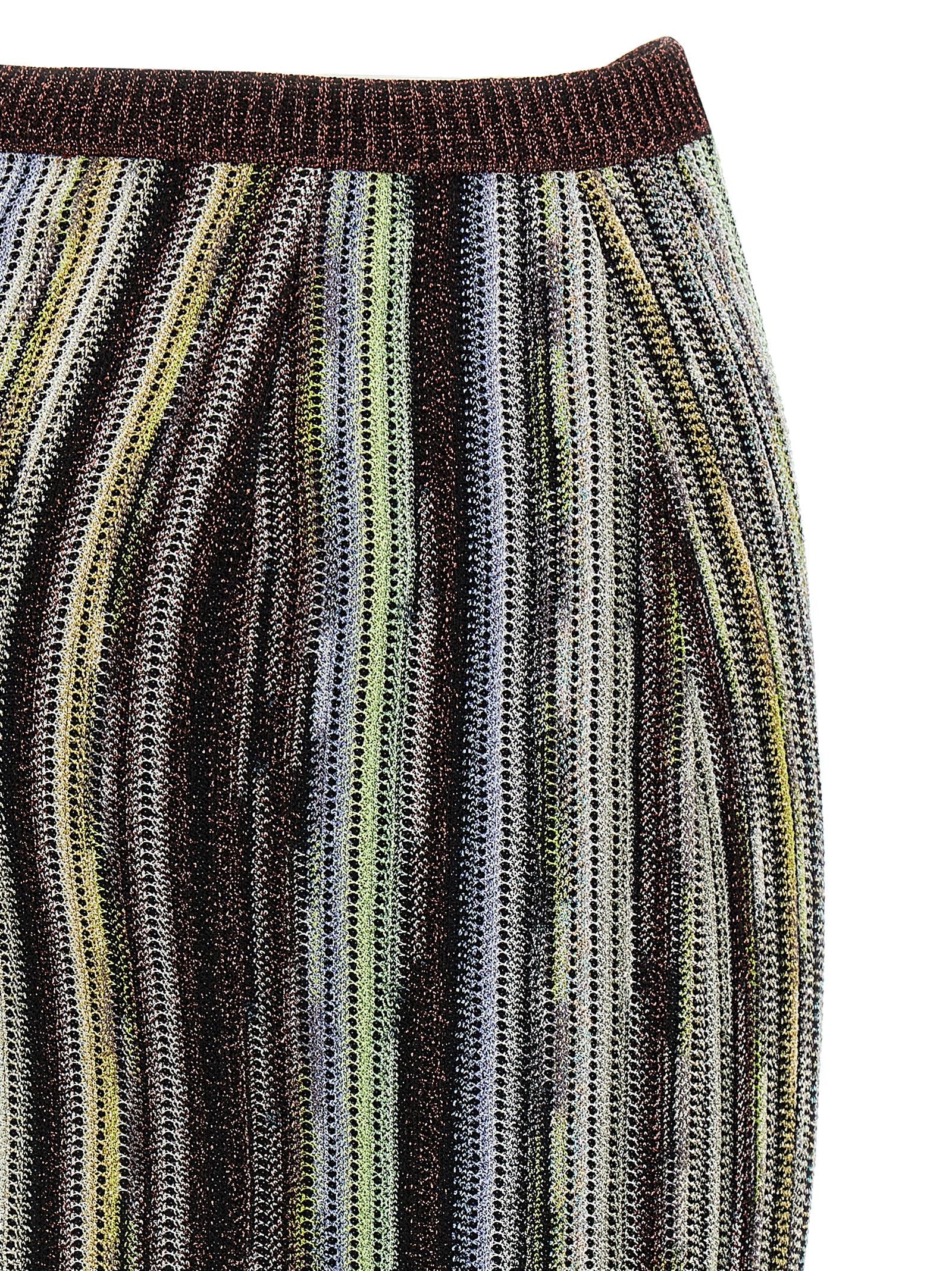 Missoni Multicolor Viscose Long Skirt