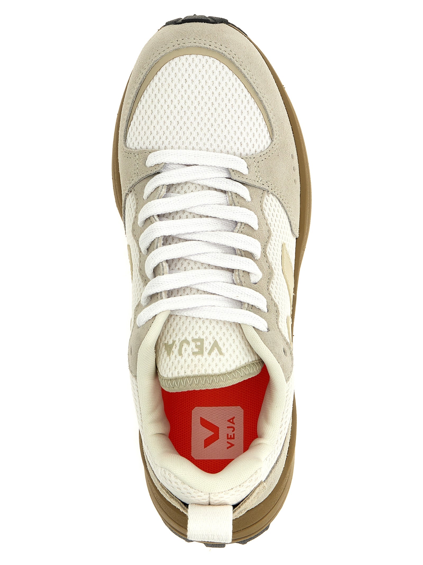 Veja Beige Recycled Polyester Athletic Sneakers