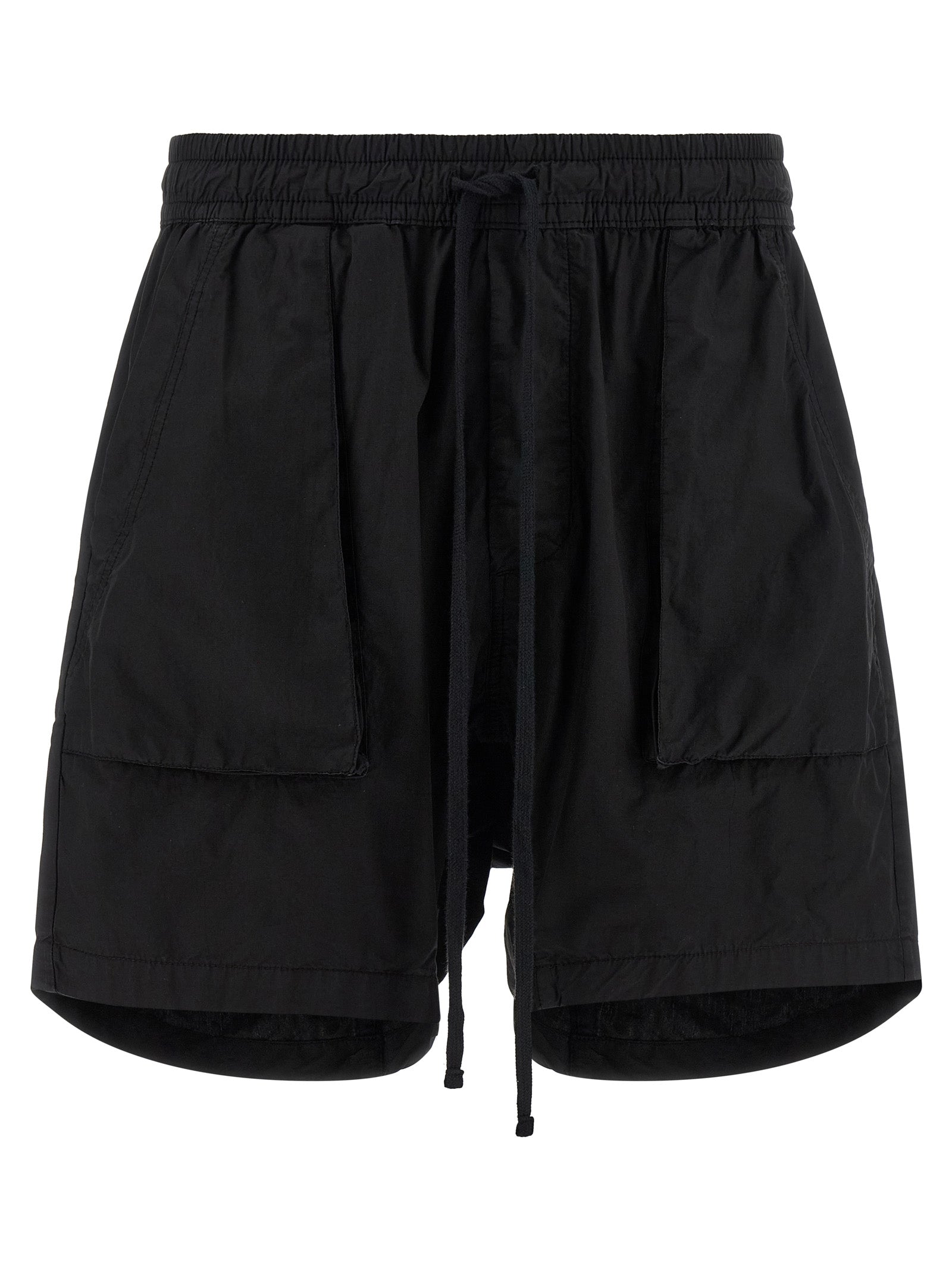 Thom Krom Black Organic Cotton Bermuda Shorts